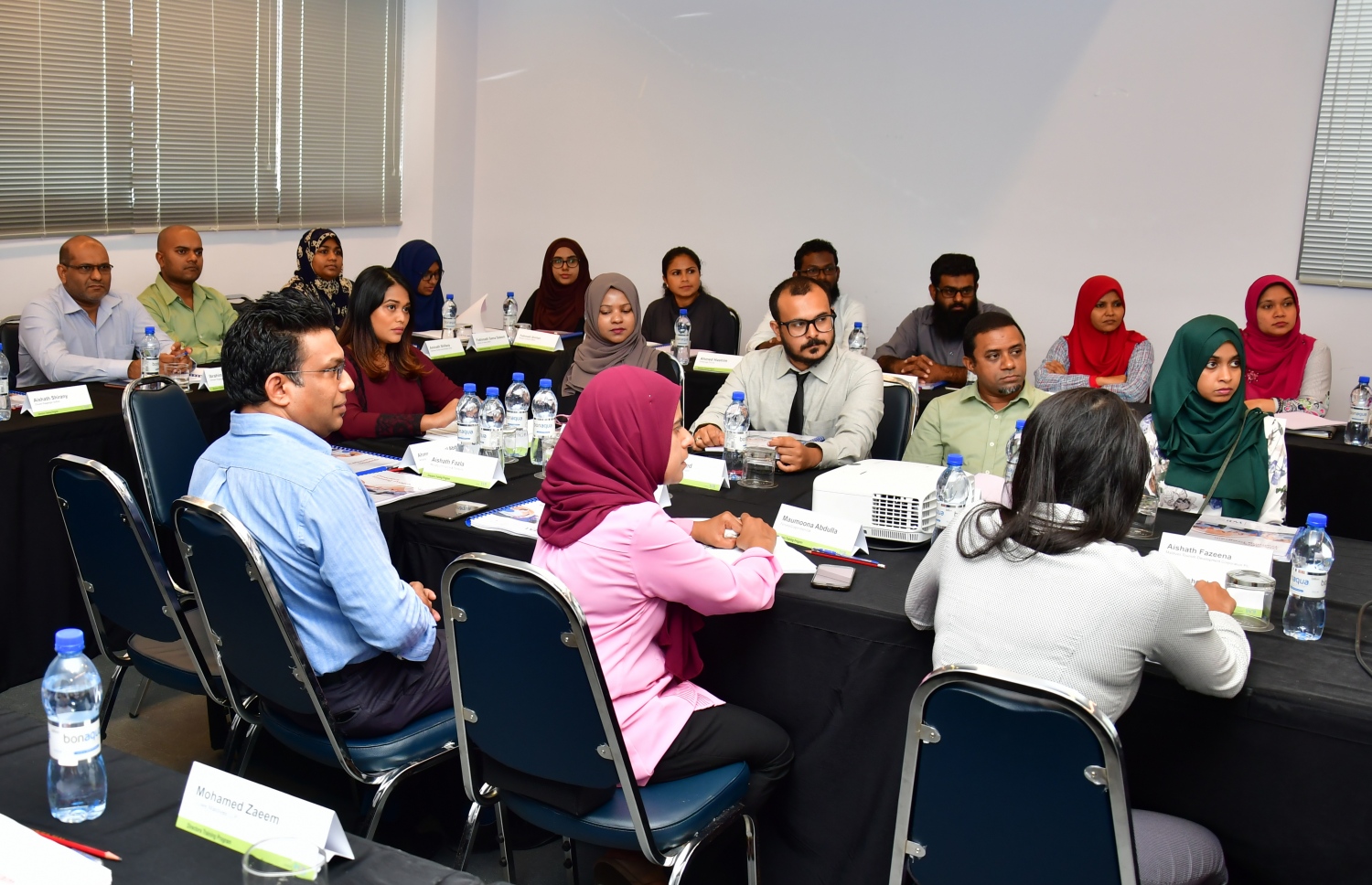 ސީއެމްޑީއޭ އިން ތަމްރީން ޕްރޮގްރާމެއް ހިންގަނީ -- ފޮޓޯ: ސީއެމްޑީއޭ