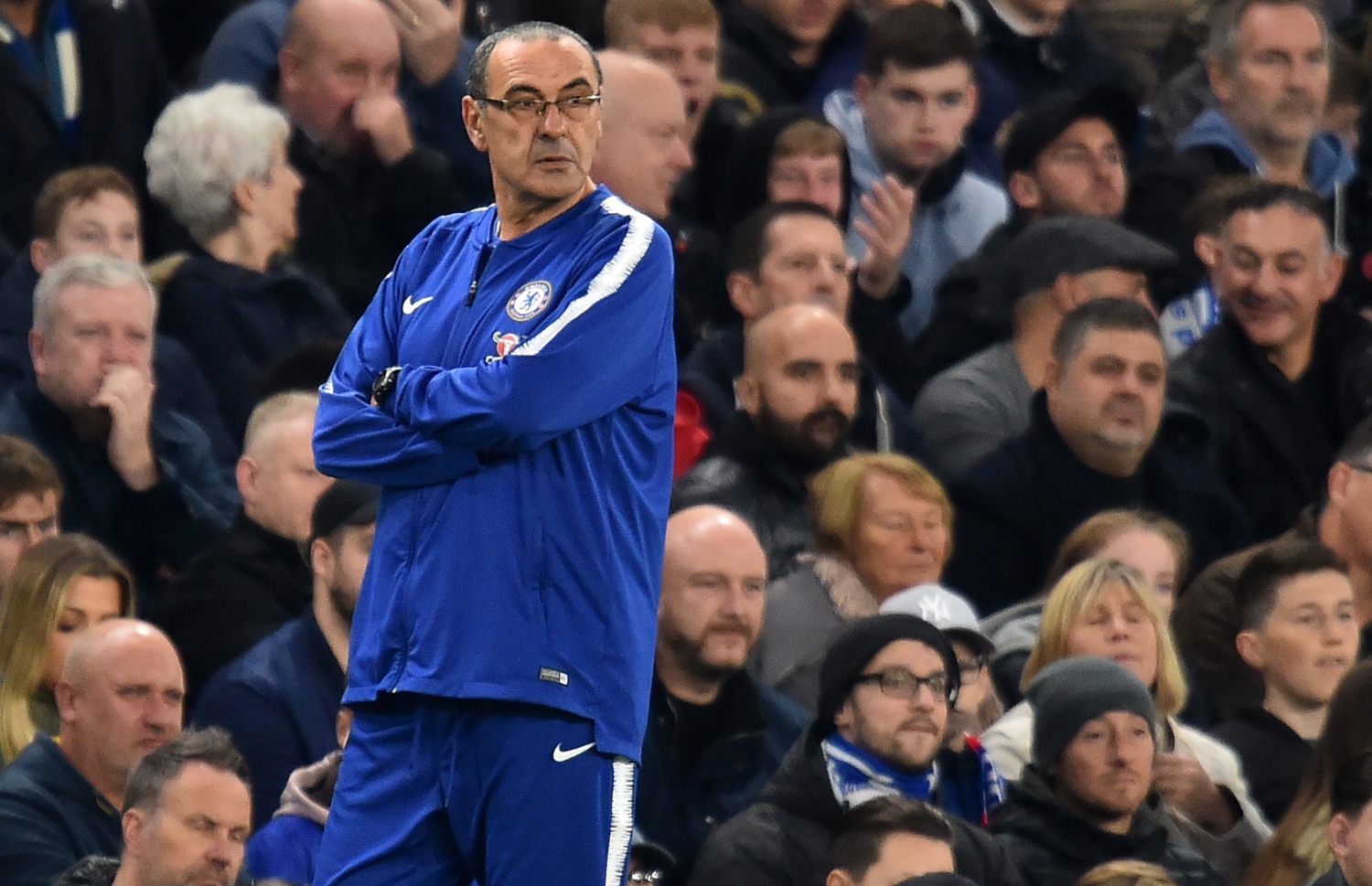 ޗެލްސީގެ ކޯޗު ސާރީ: އޭނާ ވަނީ ލީގުގައި ބަލިނުވެ 12 މެޗު ހަމަކޮށް ރެކޯޑެއް ގާއިމްކޮށްފައި. -- ފޮޓޯ: އޭއެފްޕީ