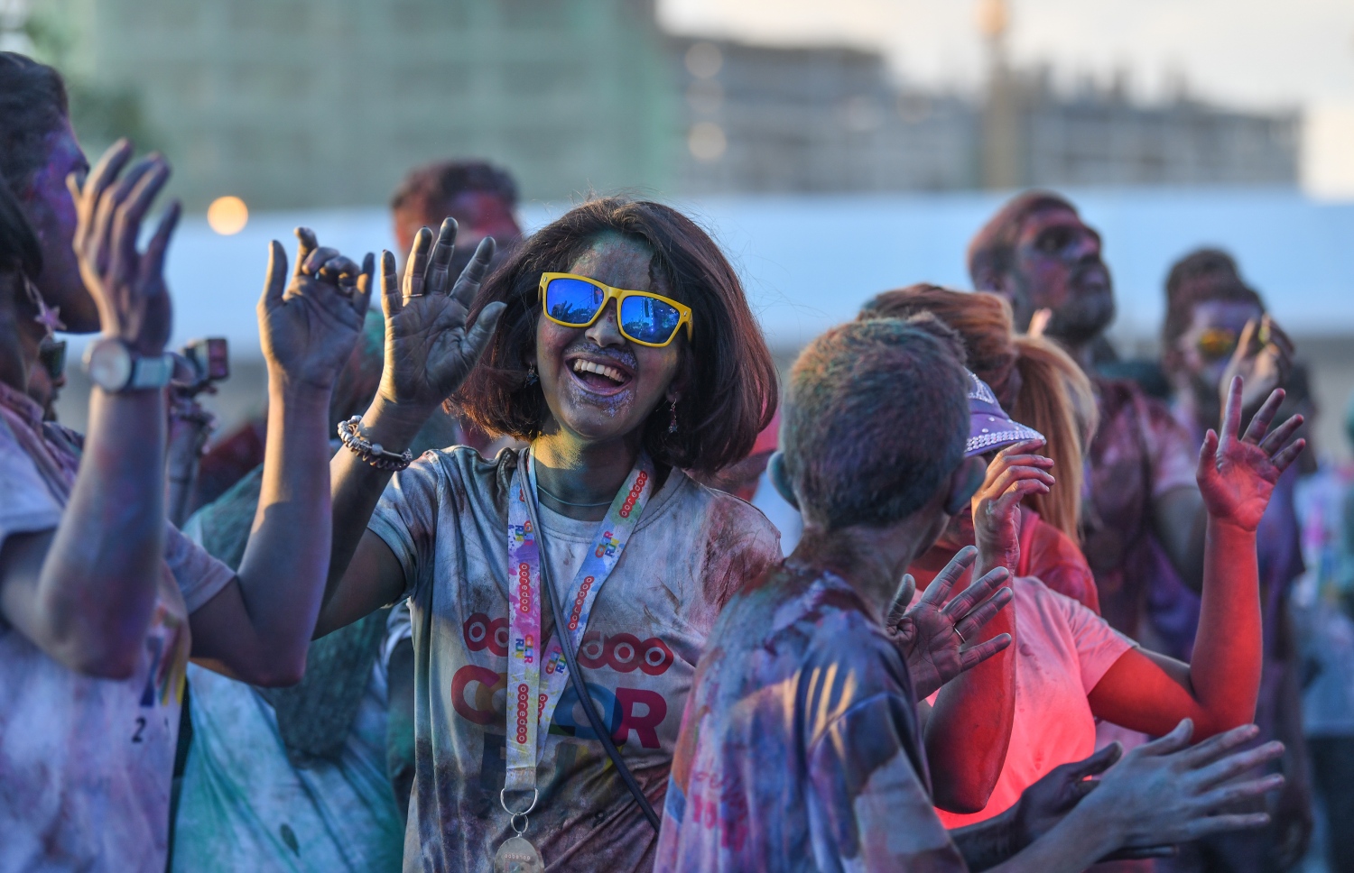 ހުޅުމާލެ: ނޮވެމްބަރު 23، 2018- އުރީދޫން މި އަހަރު ބޭއްވި ކަލާ ރަންގެ ތެރެއިން: މި ހަރަކާތުގައި 3،000 އެއްހާ މީހުން ބައިވެރިވި.---ފޮޓޯ: ނިޝާން އަލީ/މިހާރު