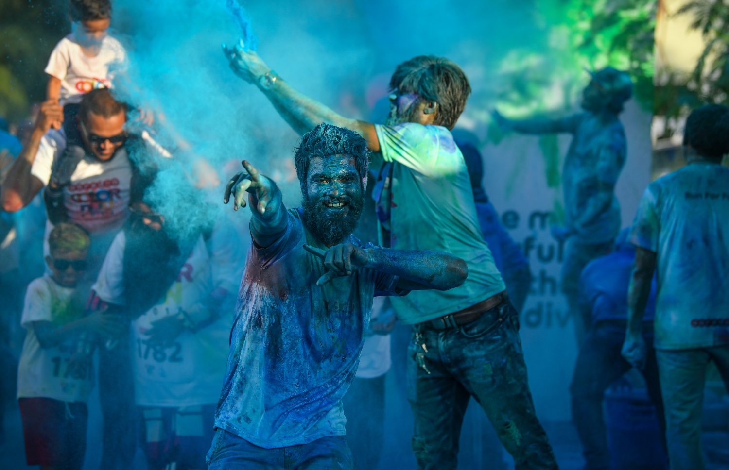 ހުޅުމާލެ: ނޮވެމްބަރު 23، 2018- އުރީދޫން މި އަހަރު ބޭއްވި ކަލާ ރަންގެ ތެރެއިން: މި ހަރަކާތުގައި 3،000 އެއްހާ މީހުން ބައިވެރިވި.---ފޮޓޯ: ނިޝާން އަލީ/މިހާރު