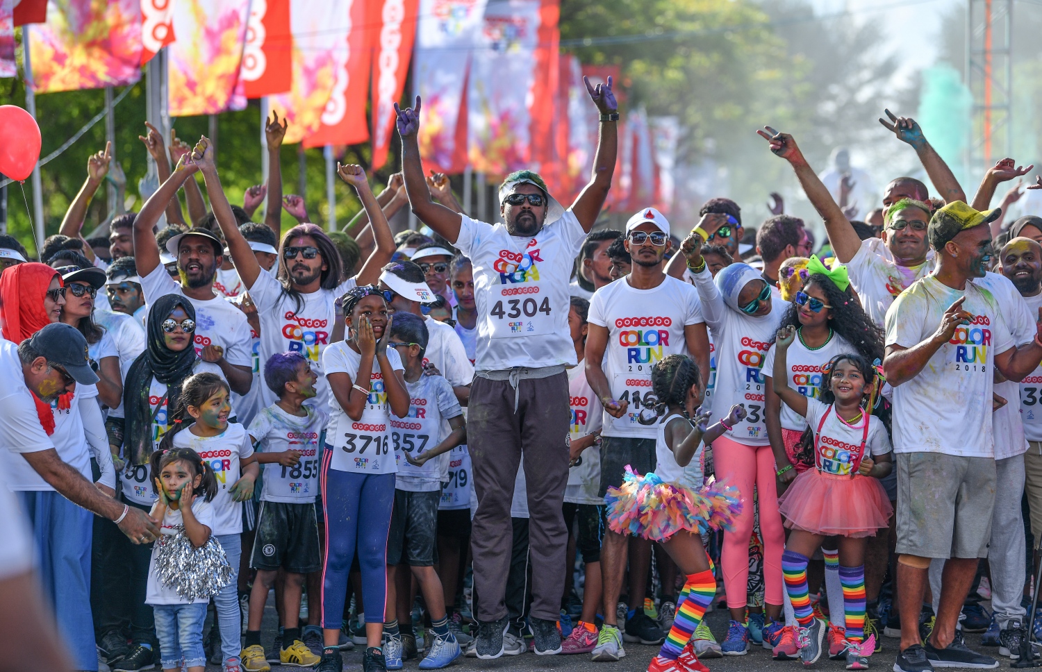 ހުޅުމާލެ: ނޮވެމްބަރު 23، 2018- އުރީދޫން މި އަހަރު ބޭއްވި ކަލާ ރަންގެ ތެރެއިން: މި ހަރަކާތުގައި 3،000 އެއްހާ މީހުން ބައިވެރިވި.---ފޮޓޯ: ނިޝާން އަލީ/މިހާރު