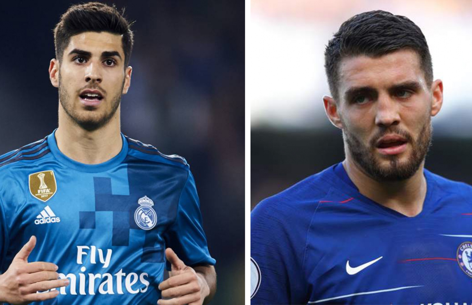 ކޮވަސިޗް (ކ) އާއި އަސެންސިއޯ: ހަޒާޑްގެ ބަދަލުގައި ރެއާލުން ޗެލްސީ އަށް ދޭން އެއްބަސްވާ ދެ ކުޅުންތެރިން. -- ފޮޓޯ: އޭއެފްޕީ