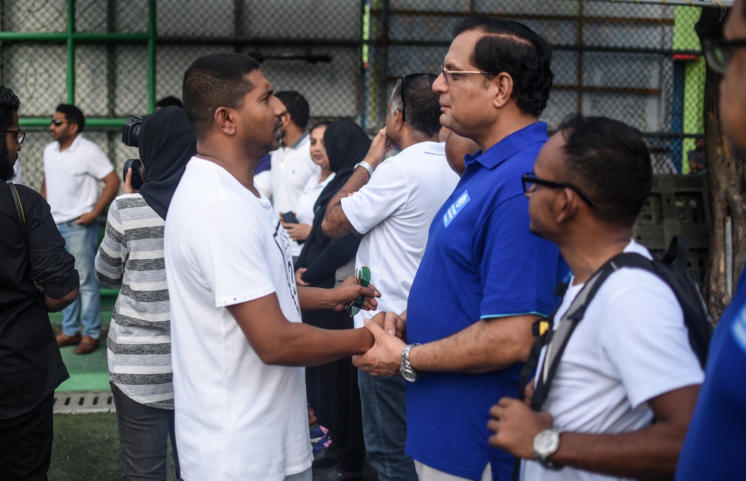 މާލެ: ޑިސެމްބަރު 8، 2018- މި ސަރުކާރުގެ ފުރަތަމަ 100 ދުވަހުގެ ތެރޭގައި ހިމެނޭ، މުޅި ރާއްޖެ ސާފުކުރުމުގެ ޕްރޮގްރާމް ރަސްމީކޮށް ފެށުމަށް ބޭއްވި ރަސްމިއްޔާތުގެ ތެރެއިން.---ފޮޓޯ: އަހުމަދު ނިޝާތު/މިހާރު