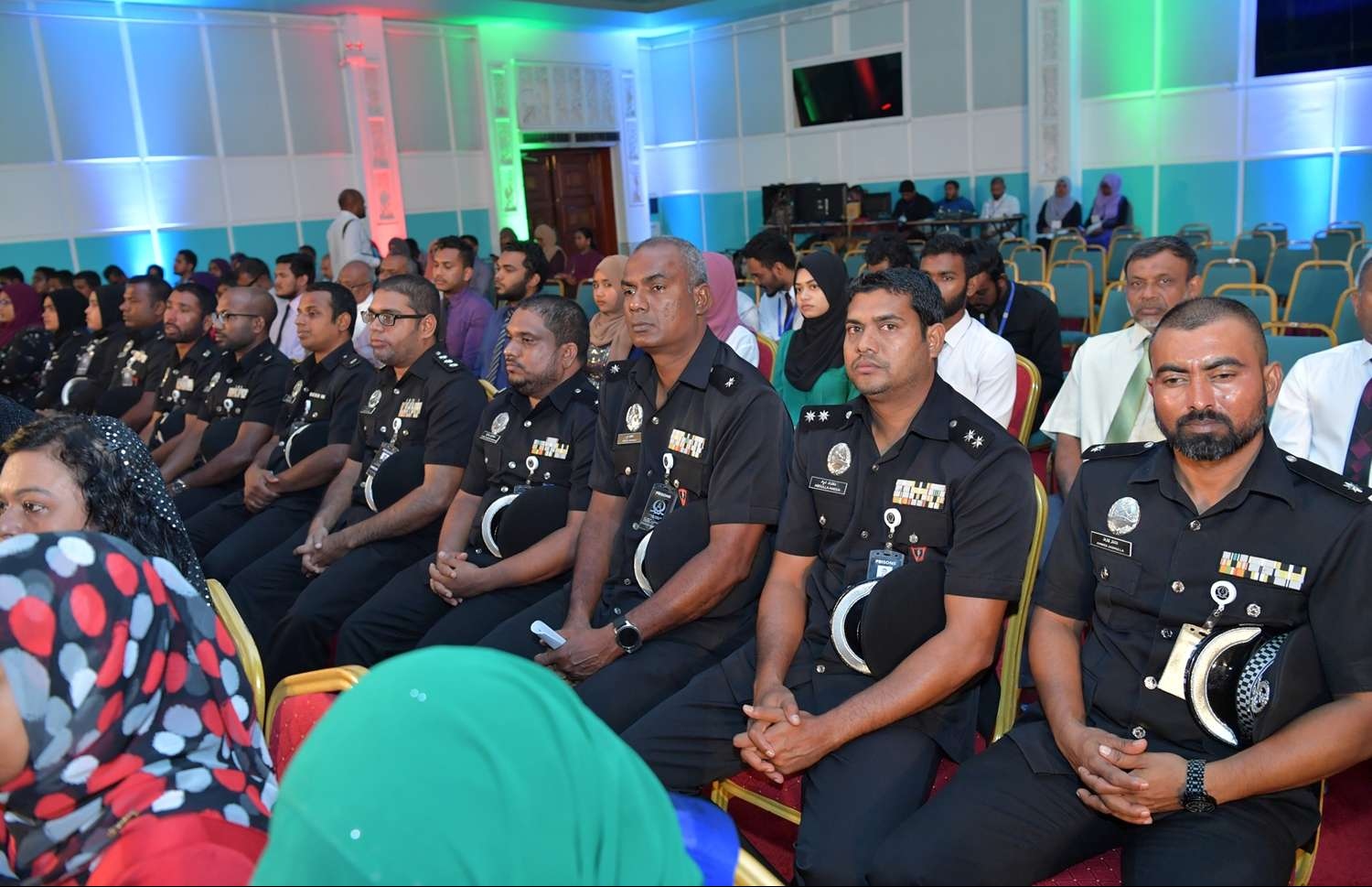 މާލެ: ޑިސެމްބަރު 9، 2018- ރާއްޖެ އިސްލާމްވި ދުވަހުގެ މުނާސަބަތުގައި ދަރުބާރުގޭގައި ބޭއްވި ޖަލްސާގެ ތެރެއިން .---ފޮޓޯ: ރައީސް އޮފީސް