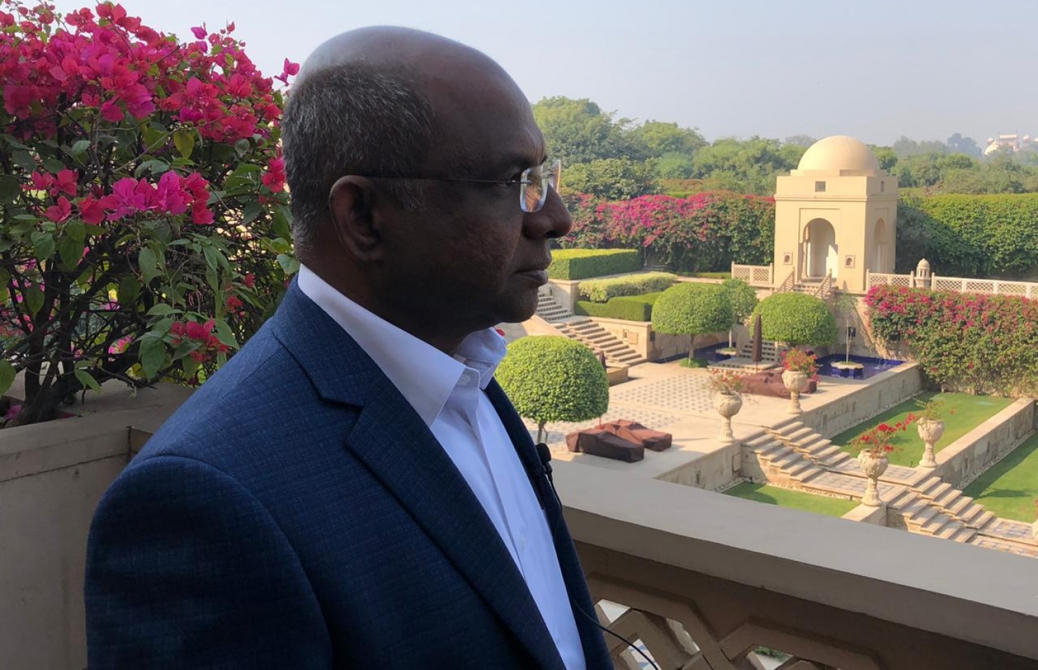 ފޮރިން މިނިސްޓަރު ޝާހިދު މިއަދު އާގްރާގައި. --- ފޮޓޯ: އަހުމަދު ހަމްދޫން/ މިހާރު