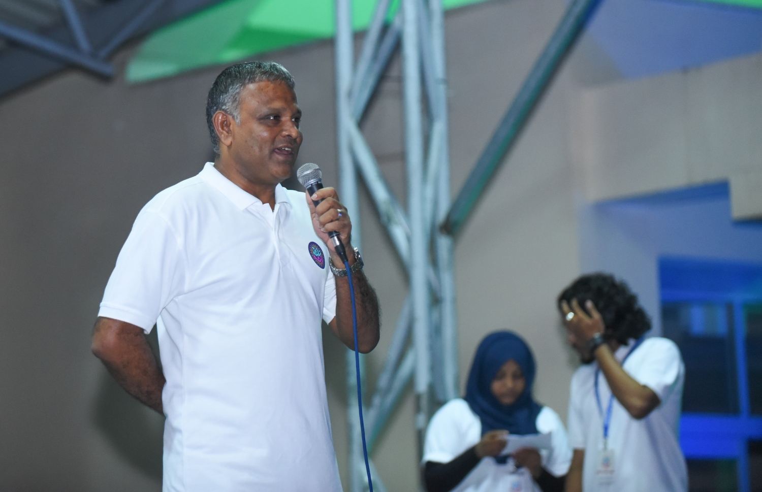 މާލެ: ޑިސެމްބަރު 28، 2018- ޒުވާނުންގެ ހުނަރާއި ވިޔަފާރީގެ ހަރަކާތްތައް އެކުލެވޭ "ހަފްތާ ރެސް" ފެށުމުގެ ތެރެއިން،----ފޮޓޯ: އަހުމަދު ނިޝާތު/މިހާރު