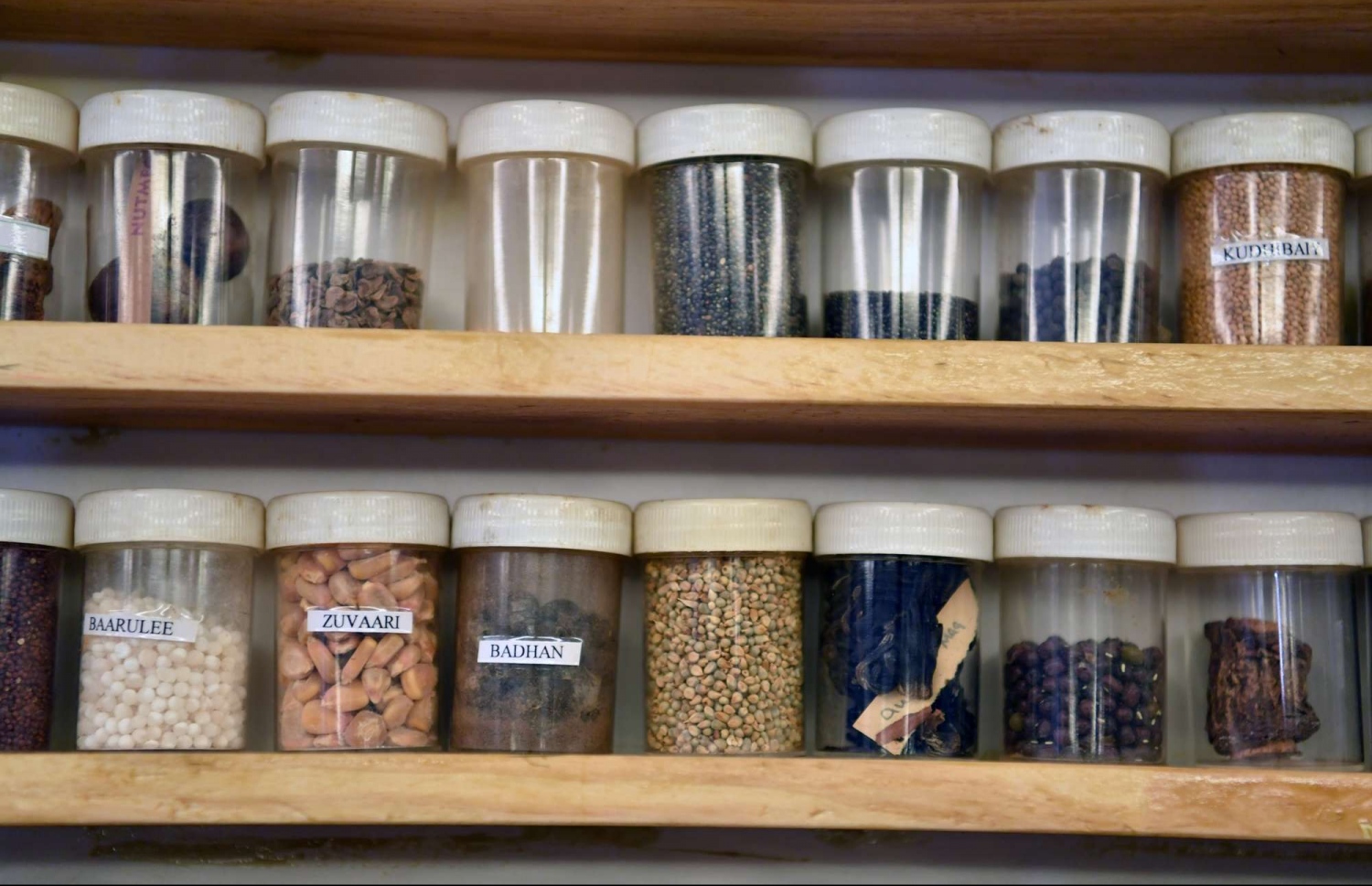 30 ޑިސެމްބަރު 2018: ހެލްތު މިިނިސްޓްރީން އިންތިޒާމްކޮށްގެން ބާއްވާ ދިވެހި ބޭސް އަދި އޯލްޓަނޭޓިވް މެޑިސިން ކުރިއެރުވުމާ ބެހޭ މަހާސިންތާ އިފްތިހާތުކުރުމުގެ ގޮތުން ހޮޓެލް ޖެންގައި ބޭއްވި ރަސްމިއްޔާތުގައި ދައްކާލުމަށް ބަހައްޓާފައިހުރި ދިވެހި ބޭހުގައި ބޭނުންކުރާ ބައެއް ތަކެތި.---ފޮޓޯ:ރައީސް އޮފީސް