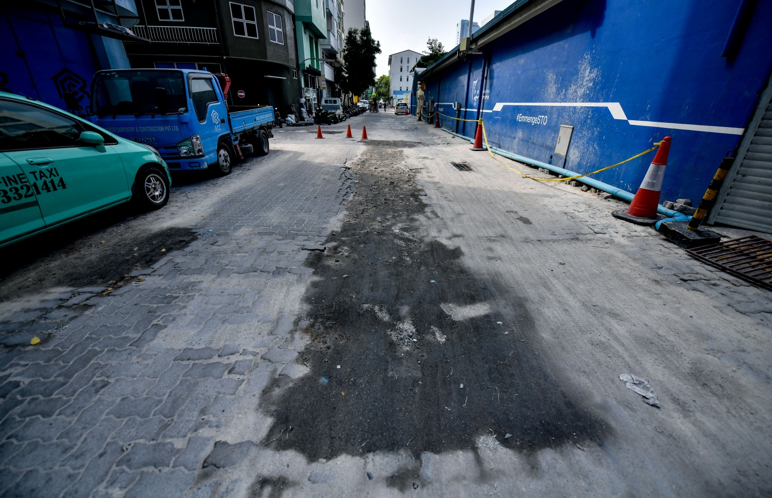 ކަނބާ އައިސާރަނި ހިނގުމުގައި ހަލާކުވެފައި އޮތް ތަނެއް. -- ފޮޓޯ: އަހްމަދު ނިޝާތު/މިހާރު