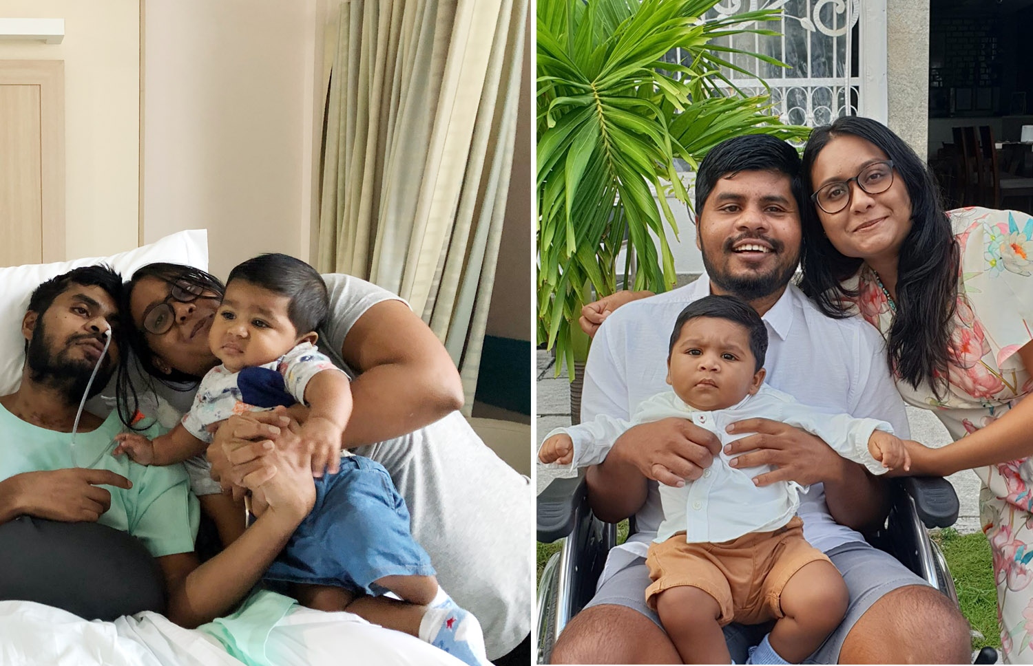 އެކްސިޑެންޓުގެ ފަހުން އުމަރު އޭނާގެ އަންހެނުންނާއި ދަރިފުޅާ އެކު