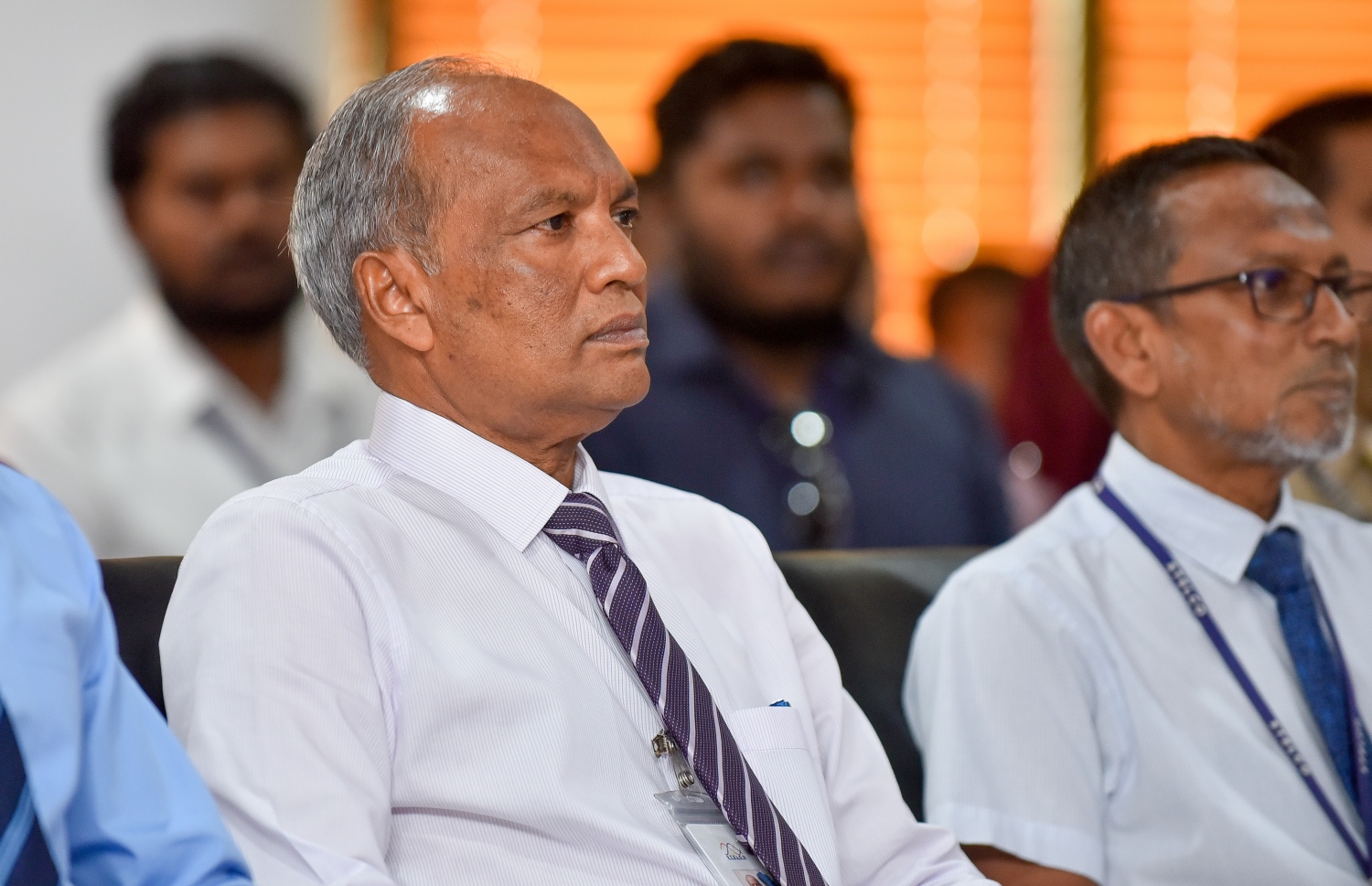 މާލެ: ޖެނުއަރީ 22، 2019- ކޮރަޕްޝަނާއި ހިޔާނަތް ހުއްޓުވުމުގެ އަހަދުނާމާ ގައި ސްޓެލްކޯގެ މުވައްޒަފުން ސޮއިކުރުމަށް މިއަދު ބޭއްވި ރަސްމިއްޔާތުގެ ތެރެއިން.---ފޮޓޯ: އަހުމަދު ނިޝާތު/މިހާރު