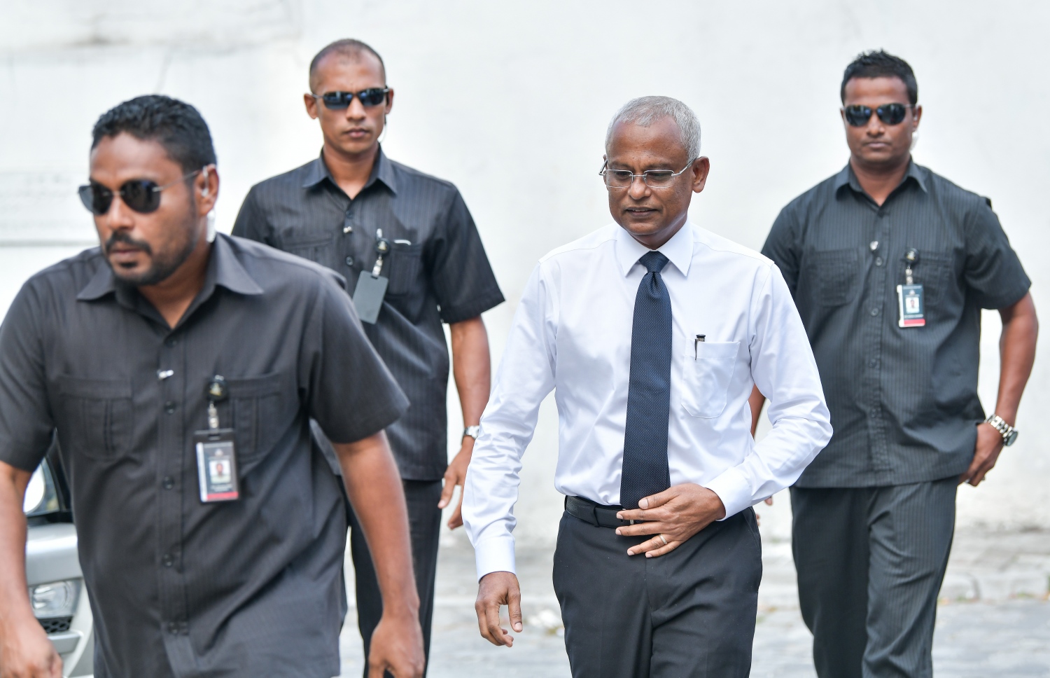 ދުންފަތުގެ ގަވައިދު އިފްތިތާހު ކުރުމަށް ގައުމީ ޔުނިވާސިޓީގައި ބޭއްވި ރަސްމިއްޔާތަށް ރައީސް އިބްރާހިމް މުހައްމަދު ސޯލިހް ވަޑައިގަންނަވަނީ. --- ފޮޓޯ: ނިޝާން އަލީ/ މިހާރު