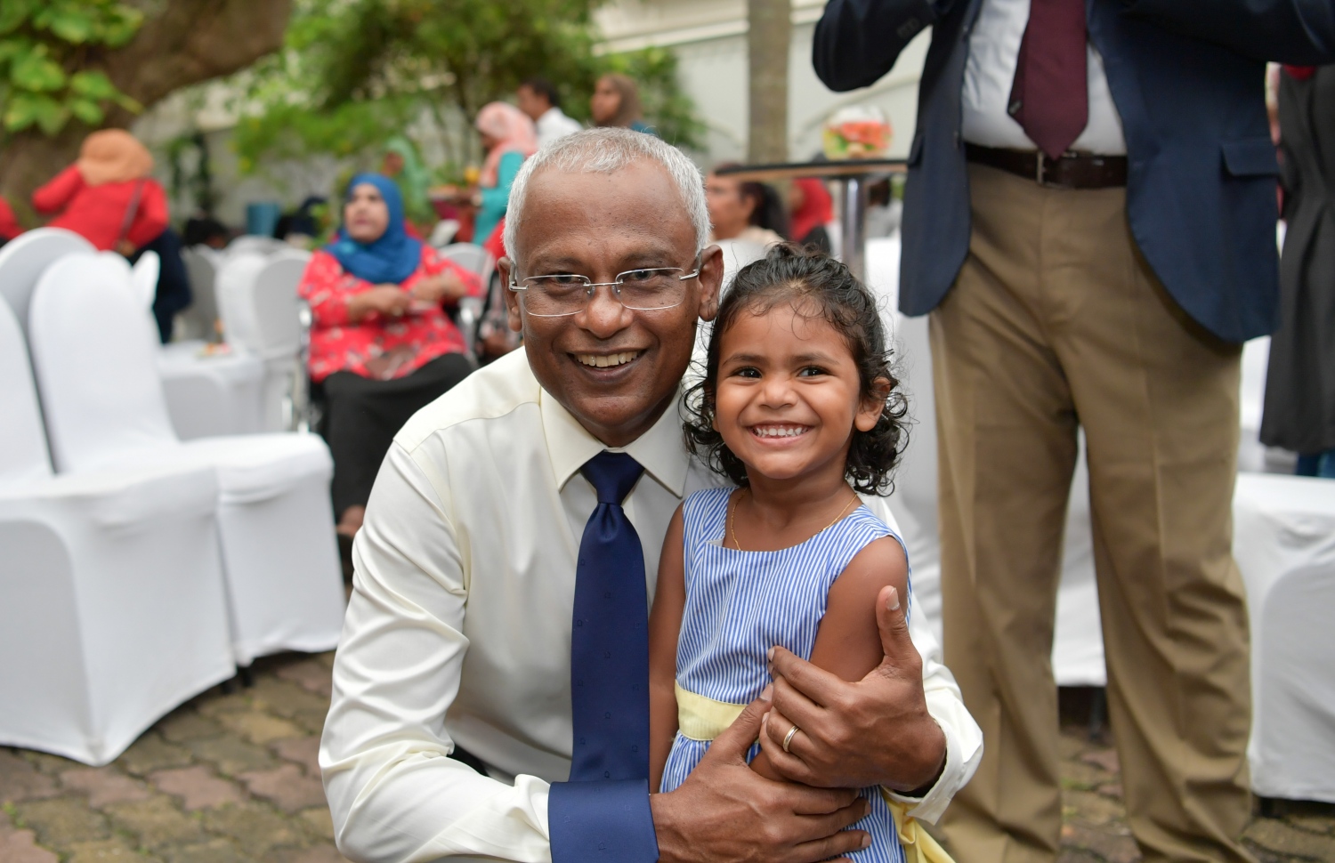 ކޮލަމްބޯ، ފެބްރުއަރީ 3، 2019: ސްރީ ލަންކާގައި އުޅޭ ދިވެހިންނާ ރައީސް އިބްރާހިމް މުހައްމަދު ސޯލިހް މިއަދު ބައްދަލު ކުރައްވަނީ.  --ފޮޓޯ:ރައީސް އޮފީސް