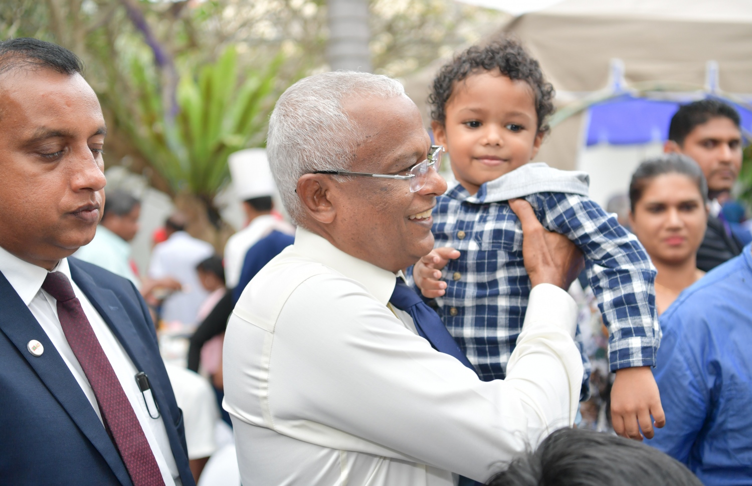 ކޮލަމްބޯ، ފެބްރުއަރީ 3، 2019: ސްރީ ލަންކާގައި އުޅޭ ދިވެހިންނާ ރައީސް އިބްރާހިމް މުހައްމަދު ސޯލިހް މިއަދު ބައްދަލު ކުރައްވަނީ.  --ފޮޓޯ:ރައީސް އޮފީސް