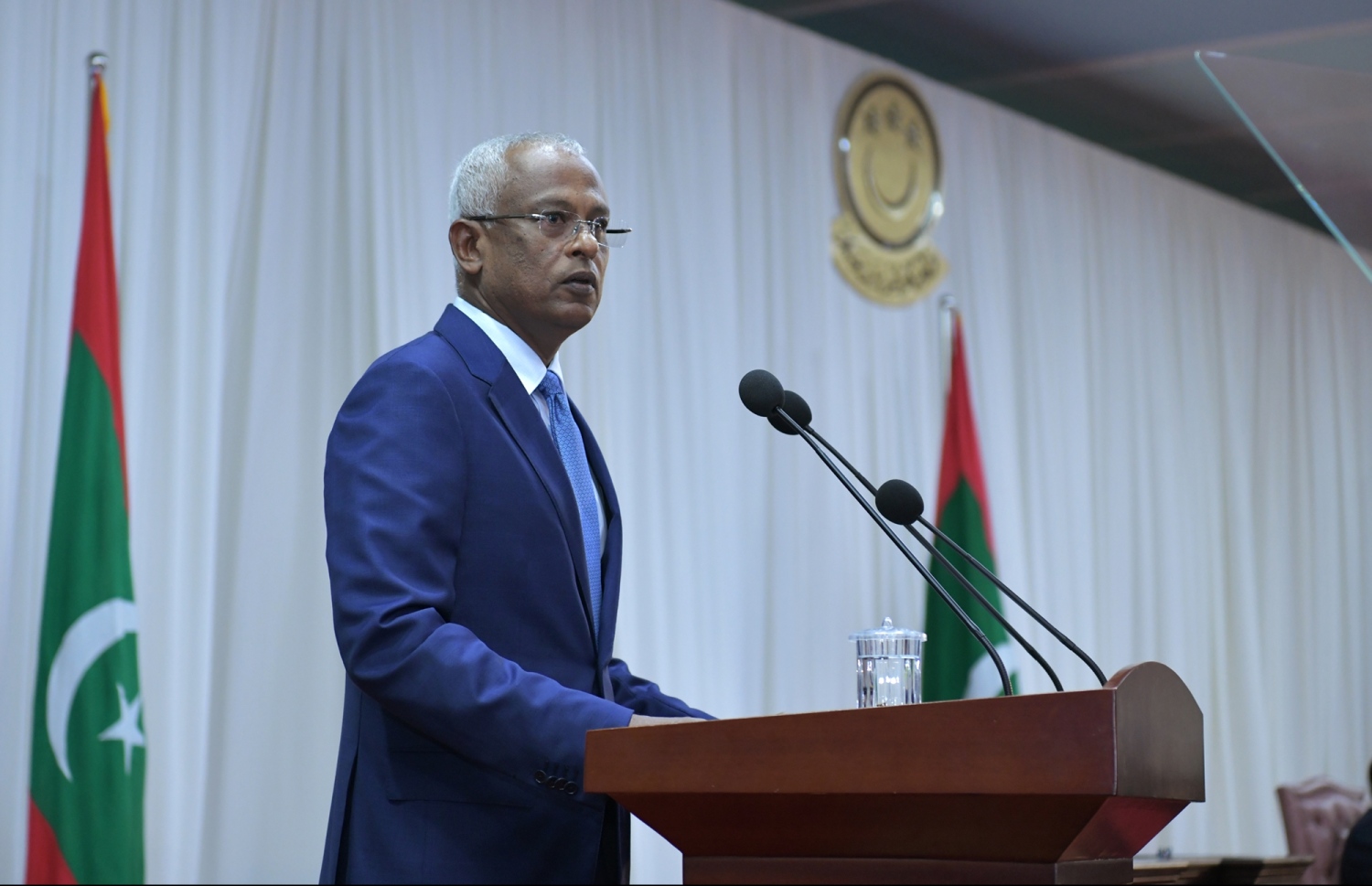 ރައީސް އިބްރާހިމް މުހައްމަދު ސޯލިހް ރިޔާސީ ބަޔާން ދެއްވުން