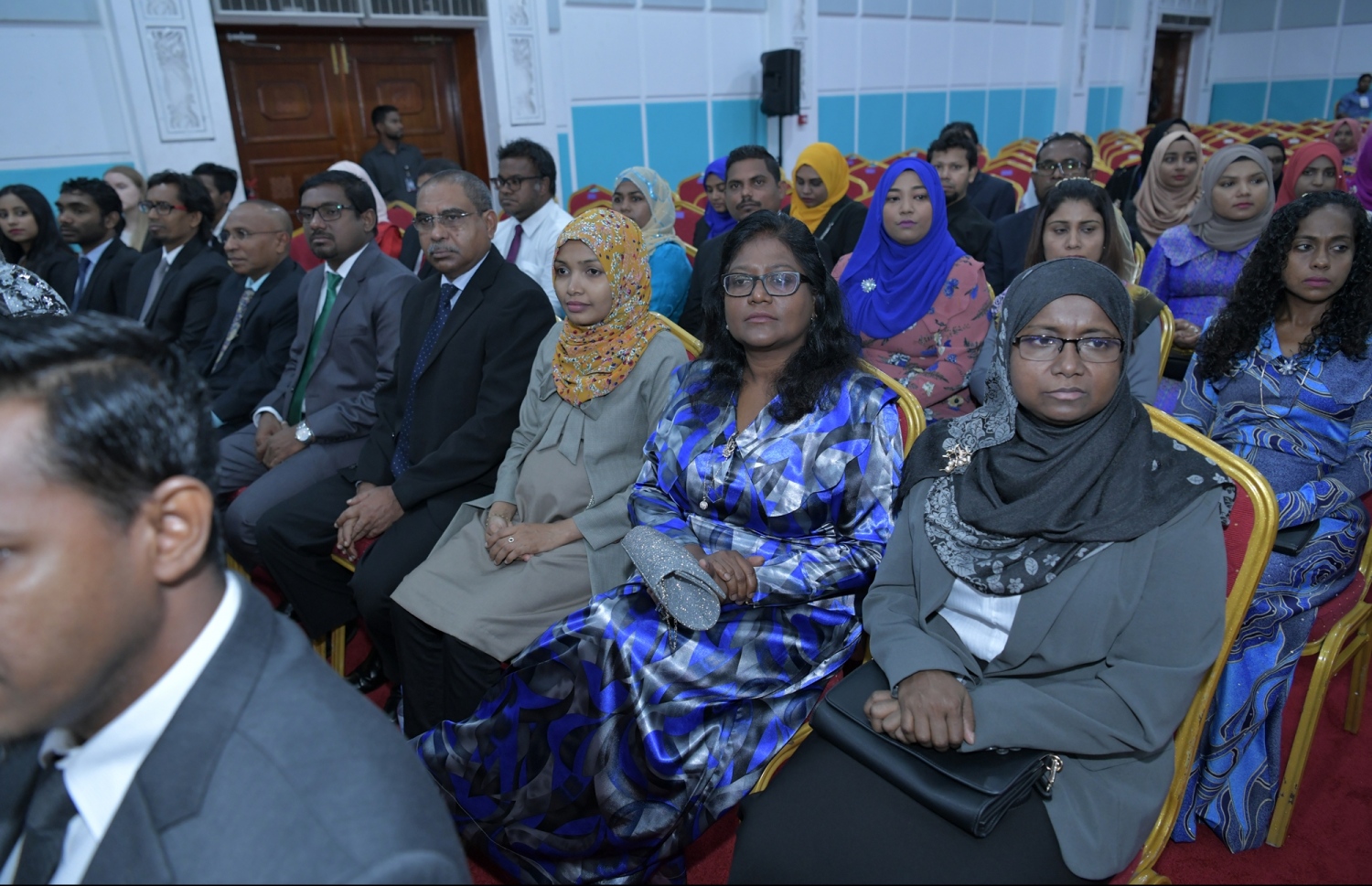 މާލެ: ފެބްރުއަރީ 7، 2019: ރައްޔިތުންގެ މަޖިލިސް ހުޅުވުމުގެ ގޮތުން ދަރުބާރުގޭގައި ބޭއްވި ރަސްމިއްޔާތުގެ ތެރެއިން.---ފޮޓޯ: ރައީސް އޮފީސް