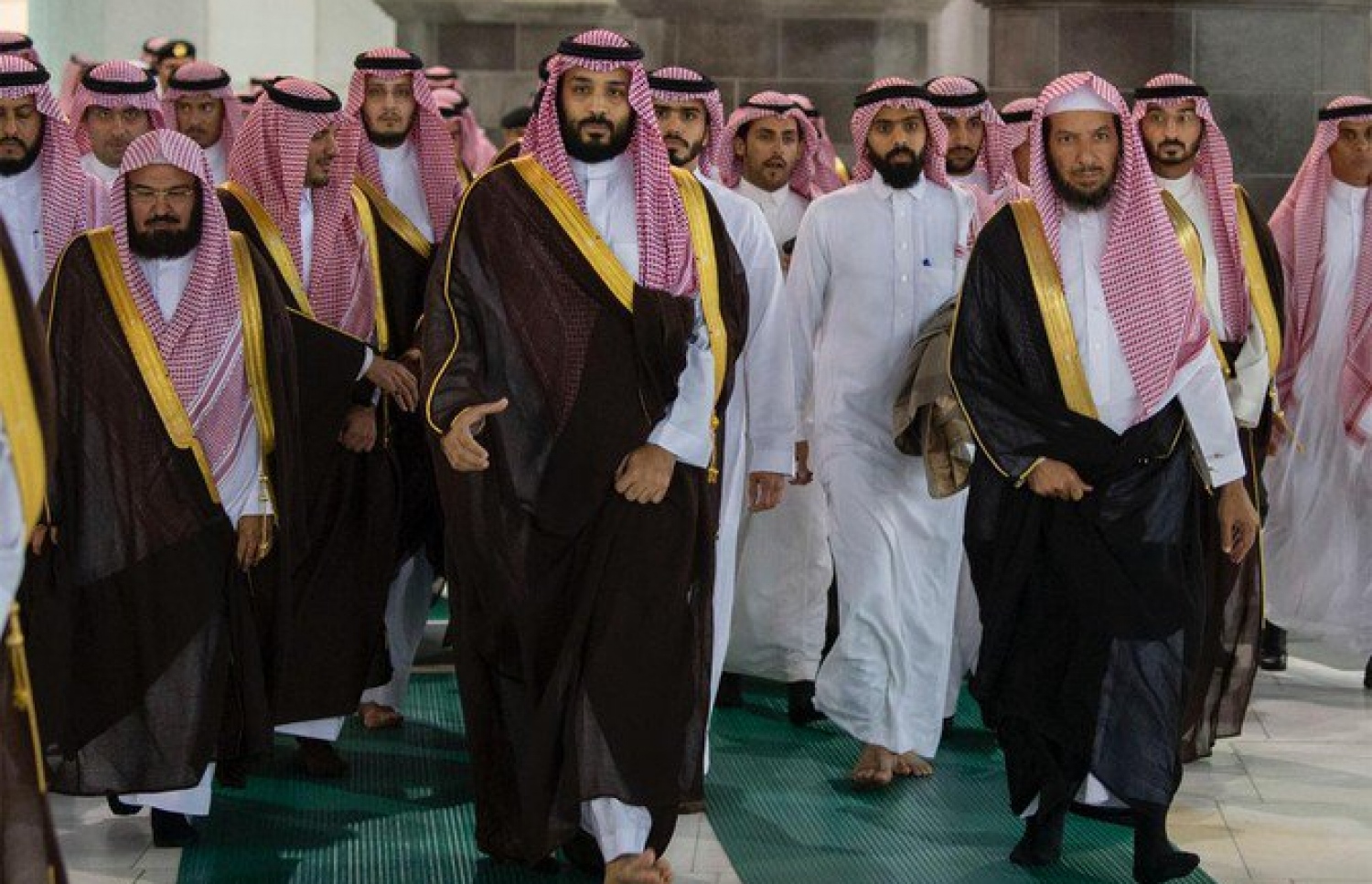 މައްކާ، ފެބްރުއަރީ 12، 2019: ޕްރިންސް މުހައްމަދު މައްކާގެ ހަރަމްފުޅުގައި.