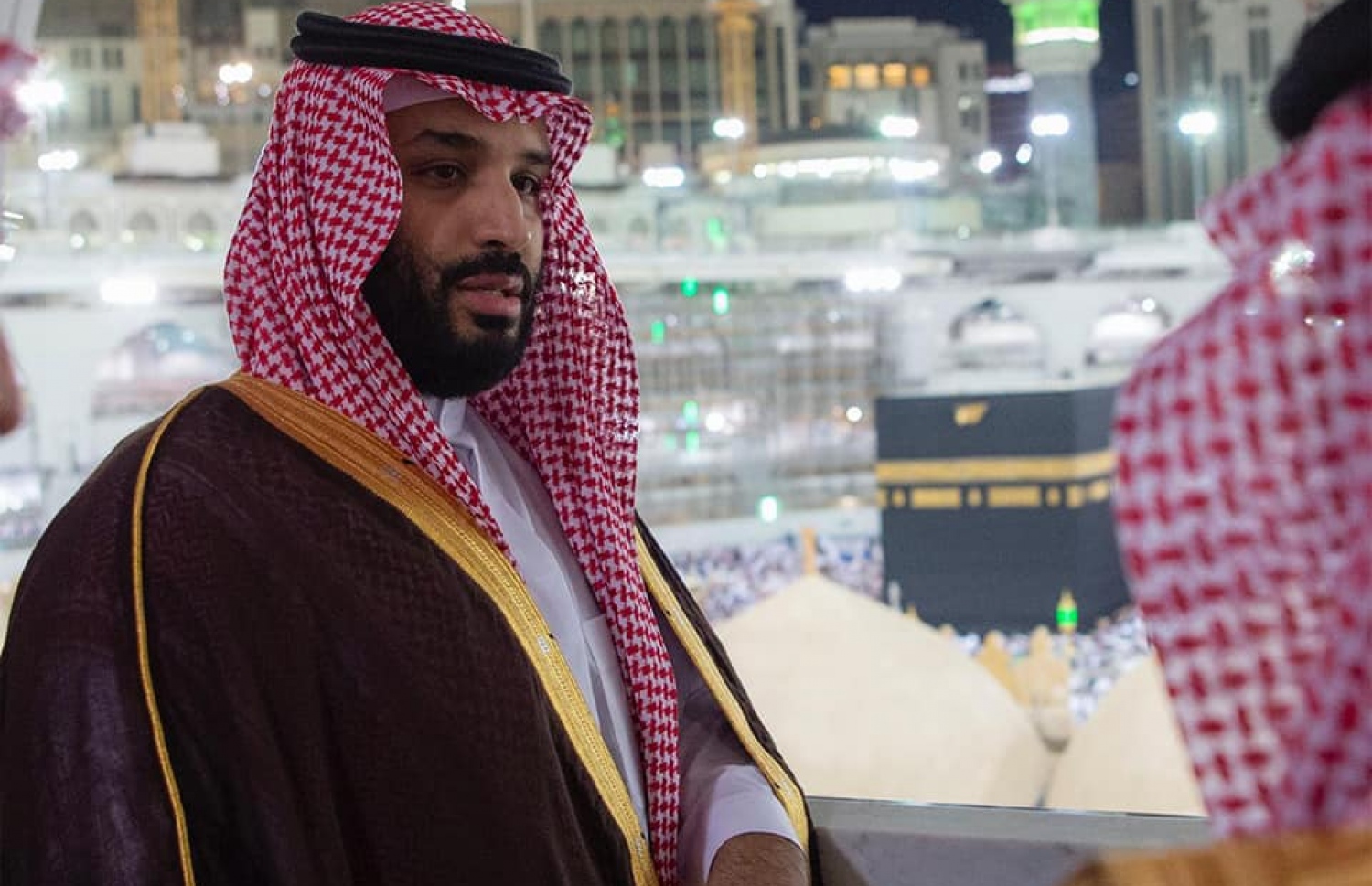 މައްކާ، ފެބްރުއަރީ 12، 2019: ޕްރިންސް މުހައްމަދު މައްކާގެ ހަރަމްފުޅުގައި.