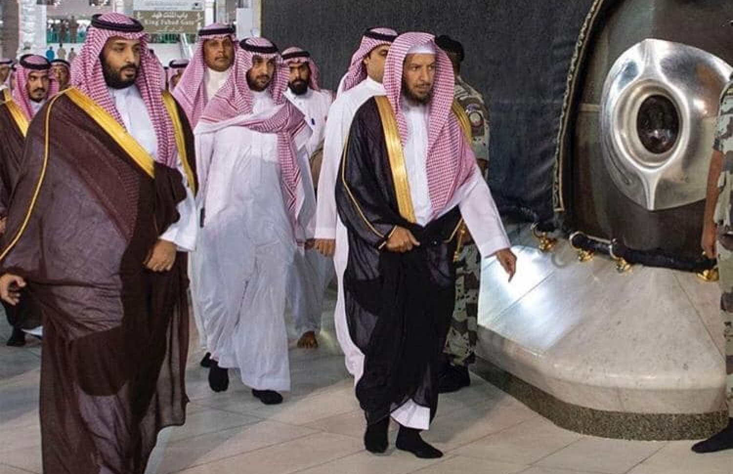 މައްކާ، ފެބްރުއަރީ 12، 2019: ޕްރިންސް މުހައްމަދު މައްކާގެ ހަރަމްފުޅުގައި.