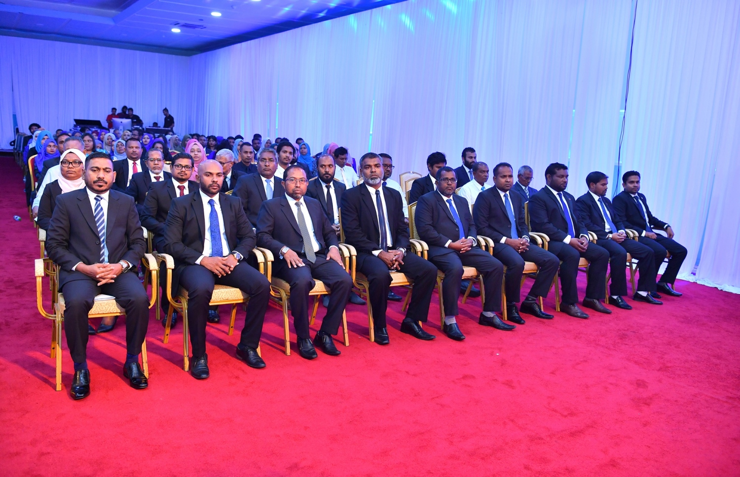 މާލެ- 18 ފެބުރުއަރީ 2019: "ޖުޑީޝަލް އިޔާ 2019" އިފްތިތާހު ކުރުމަށް ރޭ ދަރުބާރުގޭގައި ބޭއްވި ހާއްސަ ރަސްމިއްޔާތުގެ ތެރެއިން.--- ފޮޓޯ:ނިޝާން އަލީ/މިހާރު