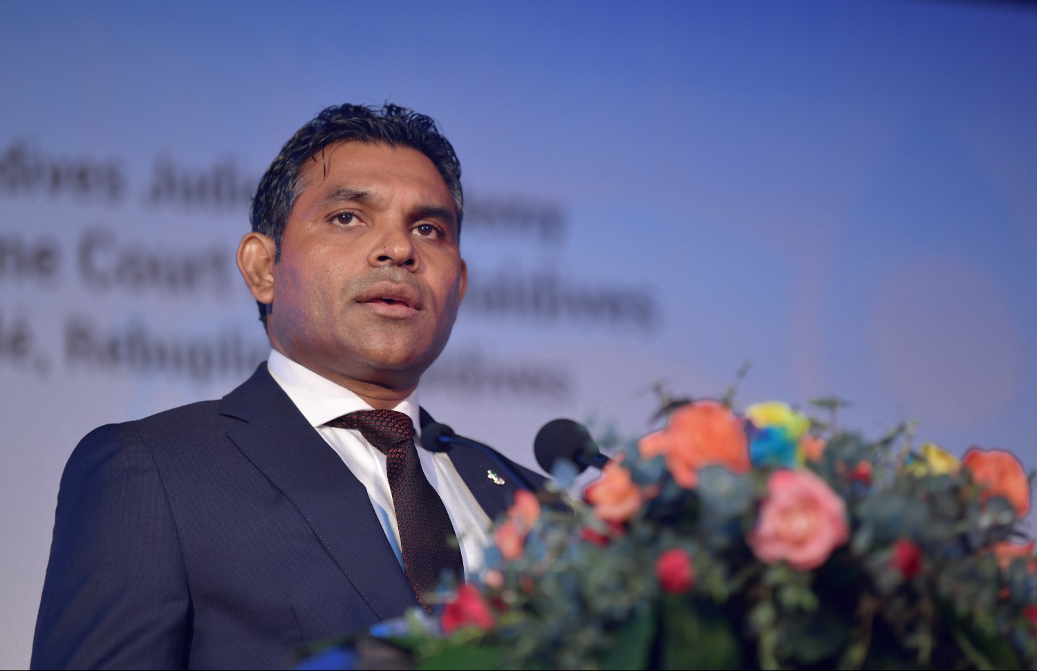 މާލެ: ފެބުރުއަރީ 19، 2019: ޝަރުއީ ދާއިރާ މިނިވަންކުރުމާއި ހަރުދަނާކުރުމާ ގުޅޭގޮތުން ބާއްވާ ސެމިނާ ފެށުމުގެ ރަސްމިއްޔާތުގައި ނައިބުރައީސް ފައިސަލް ނަސީމް ވާހަކަދައްކަވަނީ---. ފޮޓޯ: ހުސައިން ވަހީދު/މިހާރު