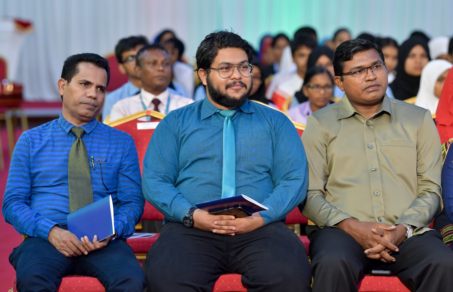 މާލެ: ފެބުރުއަރީ 21، 2019- މި އަހަރުގެ މާދަރީ ބަހުގެ ދުވަހުގެ މުނާސަބަތުގައި ދަރުބާރުގޭގައި ބޭއްވި ހާއްސަ ރަސްމިއްޔާތުގެ ތެރެއިން.--- ފޮޓޯ: ނިޝާން އަލީ/މިހާރު