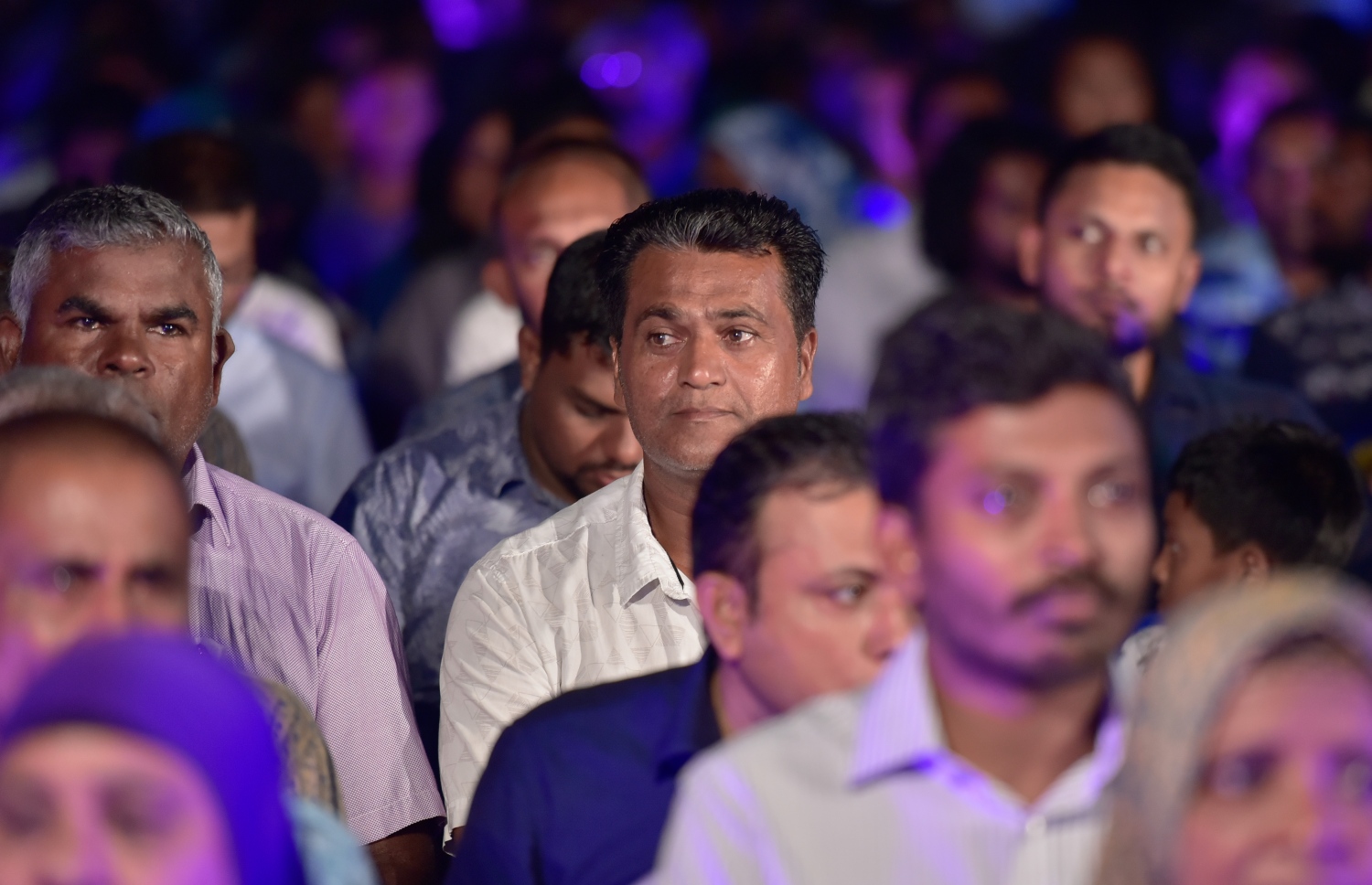 ވިލިމާލޭގައި ބޭއްވި ޖަލްސާގައި ބައިވެރިވި ބައެއް މީހުން. --- ފޮޓޯ: އަހުމަދު ނިޝާތު/ މިހާރު