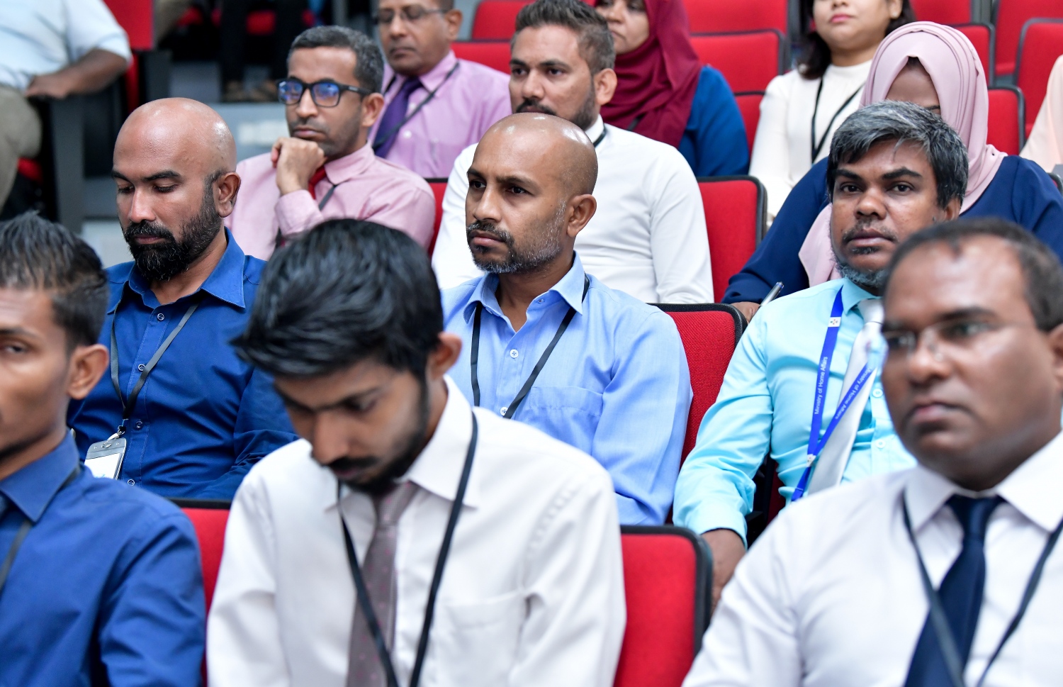 މާލެ: މާޗް 5، 2019- ފުލުހުންގެ މަސައްކަތްތައް އިސްލާހު ކުރުމަށްޓަކައި ބޭއްވި މަހާސިންތާ ފެށުމުގެ ރަސްމިއްޔާތުގެ ތެރެއިން.---ފޮޓޯ: އަހުމަދު ނިޝާތު/މިހާރު