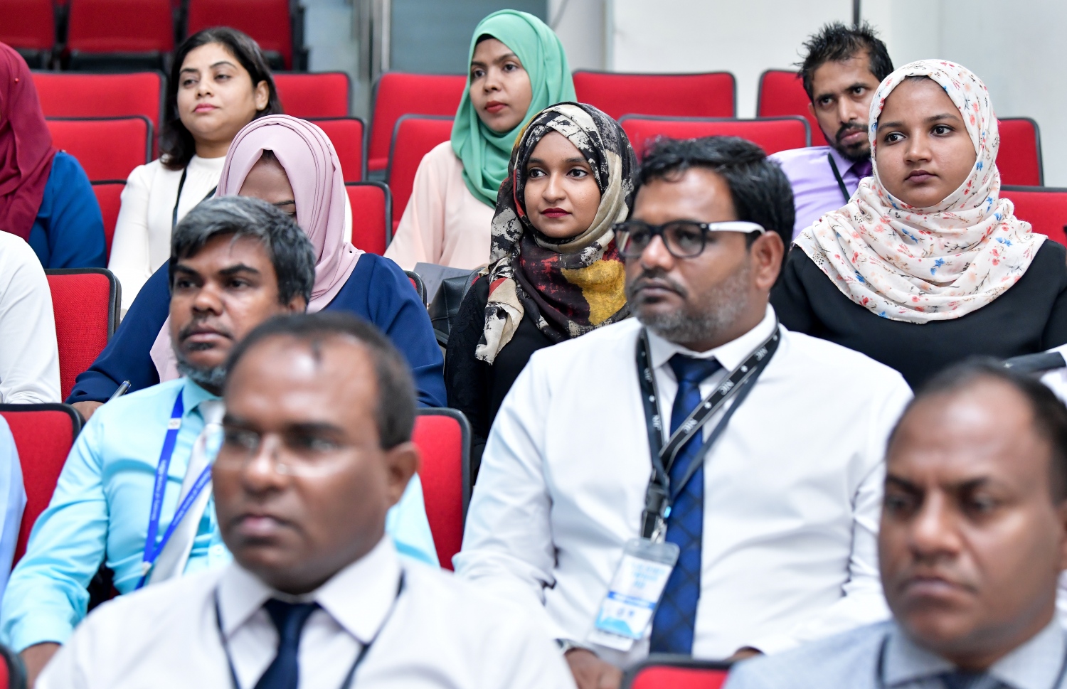 މާލެ: މާޗް 5، 2019- ފުލުހުންގެ މަސައްކަތްތައް އިސްލާހު ކުރުމަށްޓަކައި ބޭއްވި މަހާސިންތާ ފެށުމުގެ ރަސްމިއްޔާތުގެ ތެރެއިން.---ފޮޓޯ: އަހުމަދު ނިޝާތު/މިހާރު