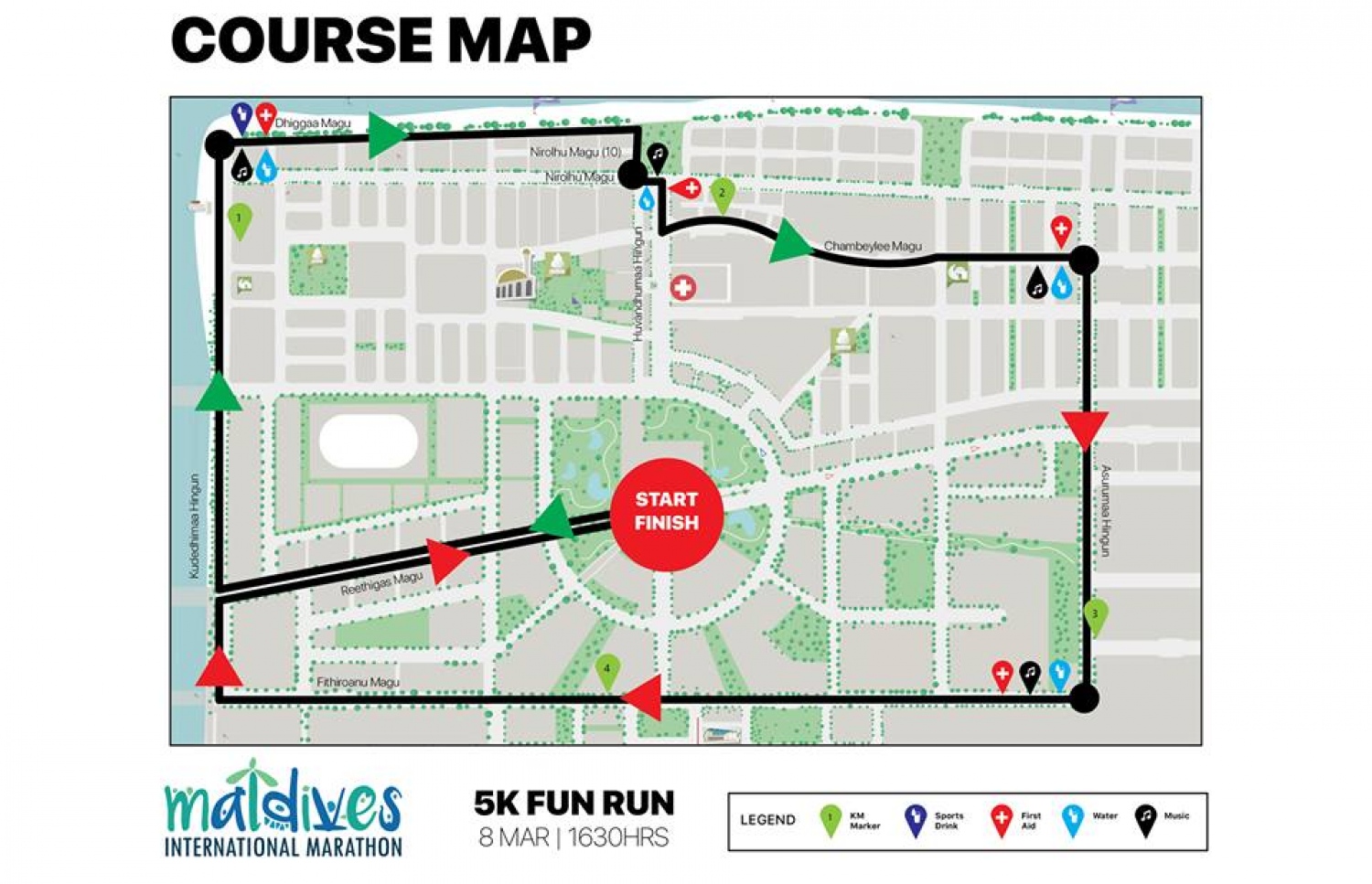 ފަސް ކިލޯމީޓަރު ރޫޓް.