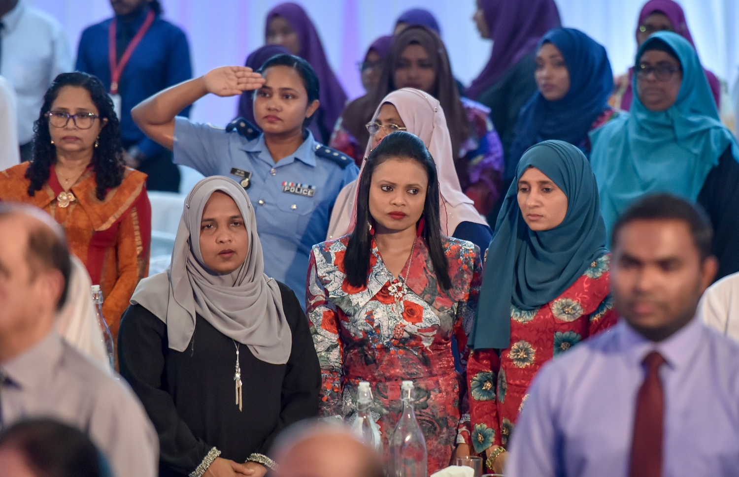 ކ. މާފުށި: މާޗް 7، 2019- މި ރަށުގައި ބޭއްވި، މި އަހަރުގެ ބައިނަލްއަގްވާމީ އަންހެނުންގެ ދުވަހުގެ ރަސްމީ ޖަލްސާގެ ތެރެއިން.---ފޮޓޯ: އަހުމަދު ނިިޝާތު/މިހާރު