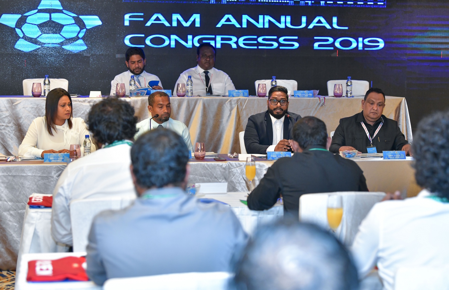 މާޗް 2019 ގައި ބޭއްވި އެފްއޭއެމްގެ އޯޑިނަރީ ކޮންގްރެސްގެ ތެރެއިން.---ފައިލް ފޮޓޯ: ނިޝާން އަލީ/ މިހާރު