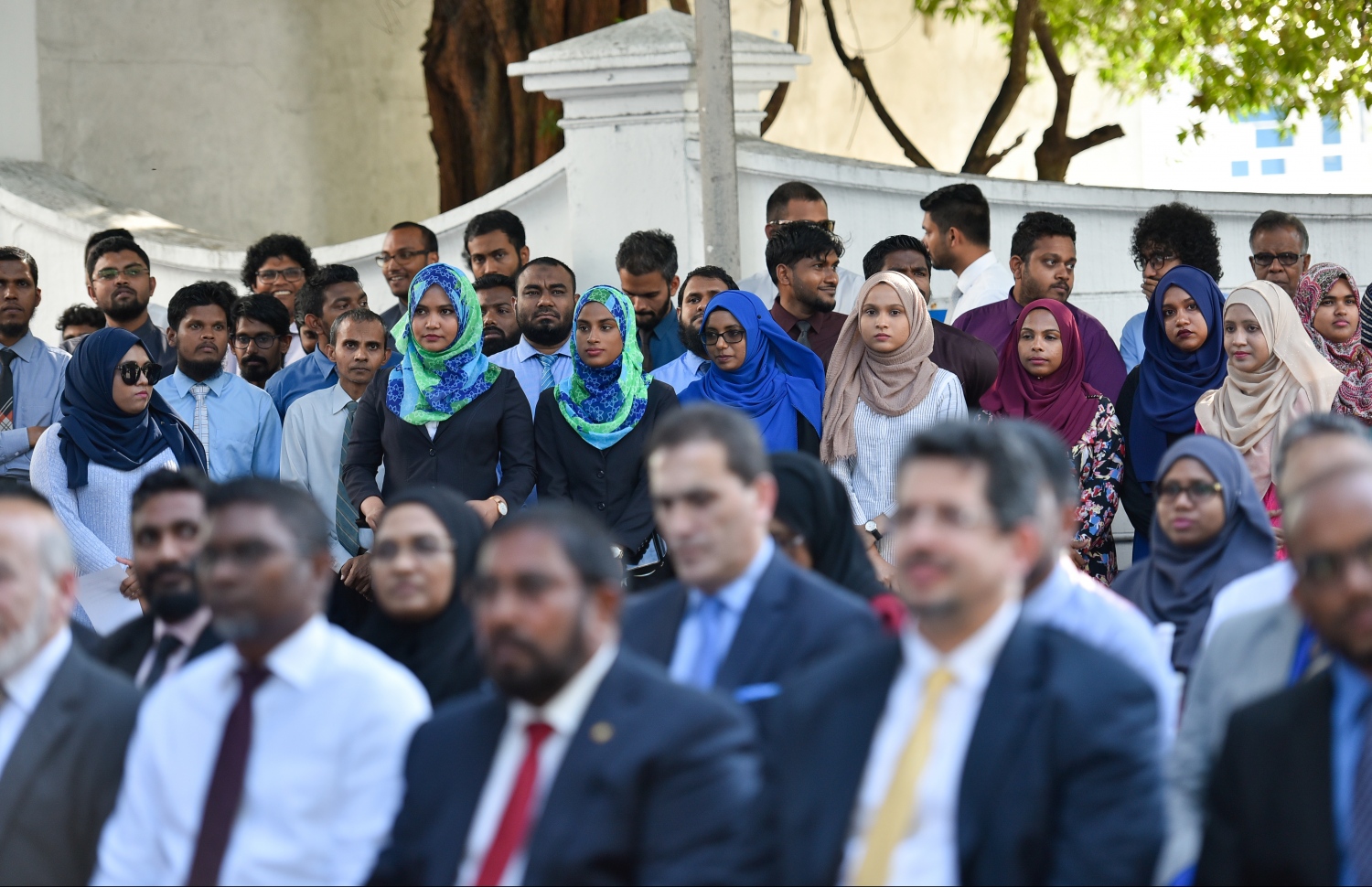 މާލެ: މާޗް 27، 2019- މޯލްޑިވްސް އިސްލާމިކް ބޭންކުގެ އާ ހެޑް އޮފީސް ހުޅުވުމުގެ ހަފްލާގެ ތެރެއިން.---ފޮޓޯ: ހުސައިން ވަހީދު/މިހާރު