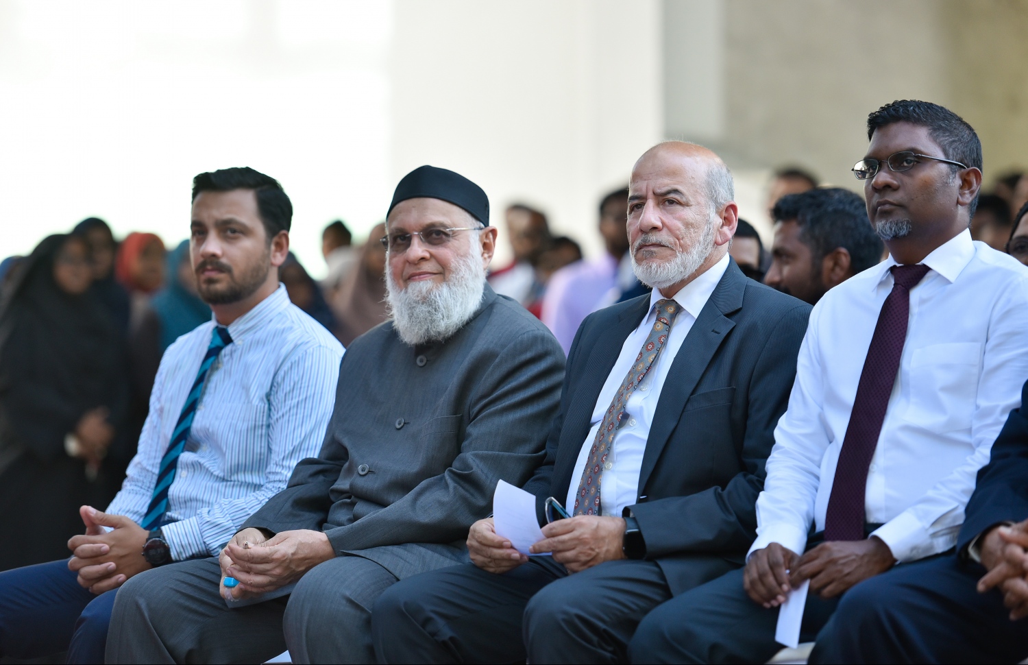 މާލެ: މާޗް 27، 2019- މޯލްޑިވްސް އިސްލާމިކް ބޭންކުގެ އާ ހެޑް އޮފީސް ހުޅުވުމުގެ ހަފްލާގެ ތެރެއިން.---ފޮޓޯ: ހުސައިން ވަހީދު/މިހާރު