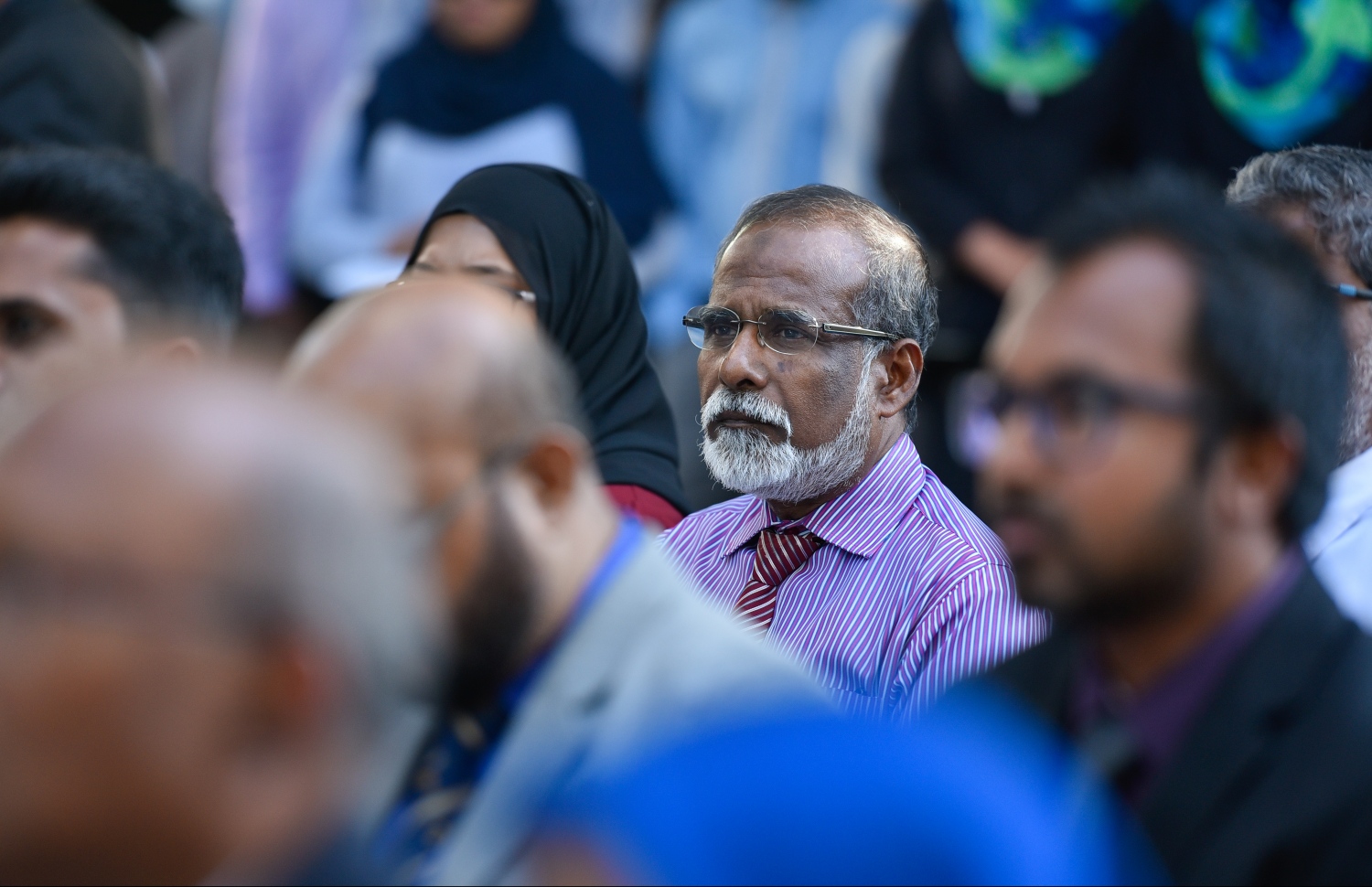 މާލެ: މާޗް 27، 2019- މޯލްޑިވްސް އިސްލާމިކް ބޭންކުގެ އާ ހެޑް އޮފީސް ހުޅުވުމުގެ ހަފްލާގެ ތެރެއިން.---ފޮޓޯ: ހުސައިން ވަހީދު/މިހާރު