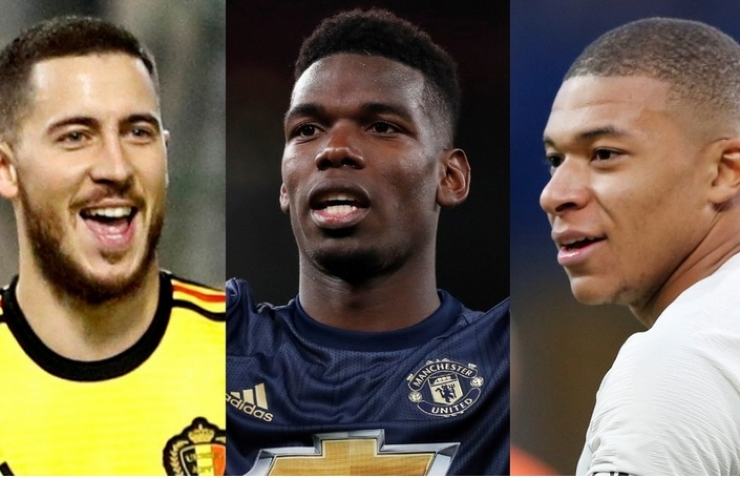 ރެއާލުން ގެންނަން މަސައްކަތްކުރާ އެމްބާޕޭ (ކ)، ޕޮގްބާ (މ) އަދި ހަޒާޑް.