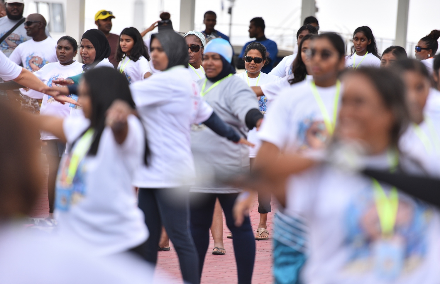 މާލެ: މާޗް 30، 2019: ބައިނަލްއަގުވާމީ އަންހެނުންގެ ދުވަސް ފާހަގަ ކުރަން މޯލްޑިވްސް ލައިފްގާޑް އެސޯސިއޭޝަނުން އިންތިޒާމްކުރި "ބްރޭކް ދަ ބެރިއާ" ފެތުމުގެ ހަފުލާ.-- ފޮޓޯ: ރައީސް އޮފީސް