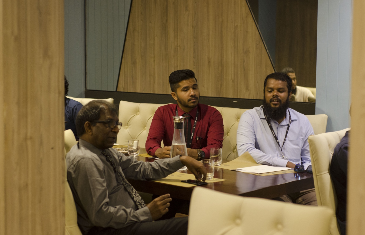 ލިންކުސާވުން ލިންކްބިލްޑު ހިދުމަތް ތައާރަފްކުރުމަށް ބޭއްވި ރަސްމިއްޔާތު--ފޮޓޯ:ލިންކުސާވު