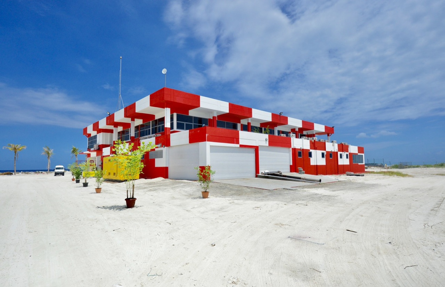 އެމްއޭސީއެލުން ވެލާނާ އިންޓަނޭޝަނަލް އެއާޕޯޓުގައި ހެދި އެރޯޑްރޮމްގެ އާ އޮފީސް.-- ފޮޓޯ: އެމްއޭސީއެލް