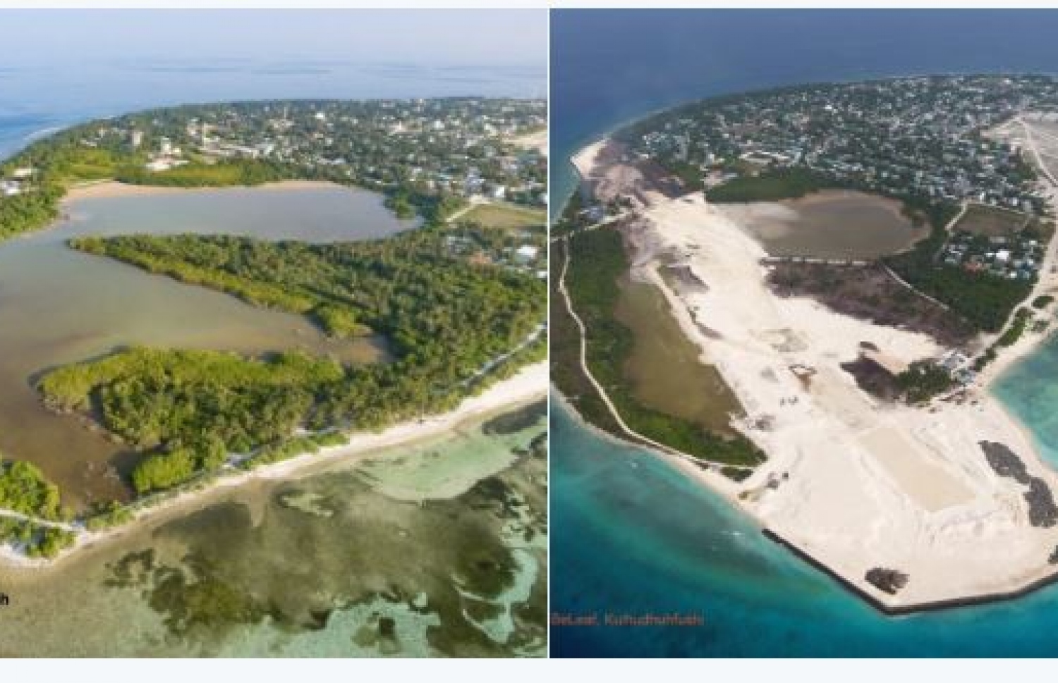 ކުޅުދުއްފުށި ކުޅި ހިއްކި ފަހުންނާއި ނުހިއްކާ އޮތް އިރު: ކުޅީގެ ނުހިއްކާ އޮތް ބައި ހިމާޔަތްކުރެވޭނެ ގޮތް ހަދަން ދިރާސާކުރާނެ - ފޮޓޯ: ސޭވް މޯލްޑިވްސް