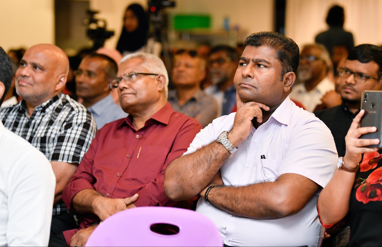 ދިވެހިބަހާއި ތާރީހާއި ސަގާފަތާ ބެހޭ މިނިސްޓަރު އާދަމް ނަސީރު އިބްރާހިމް.--