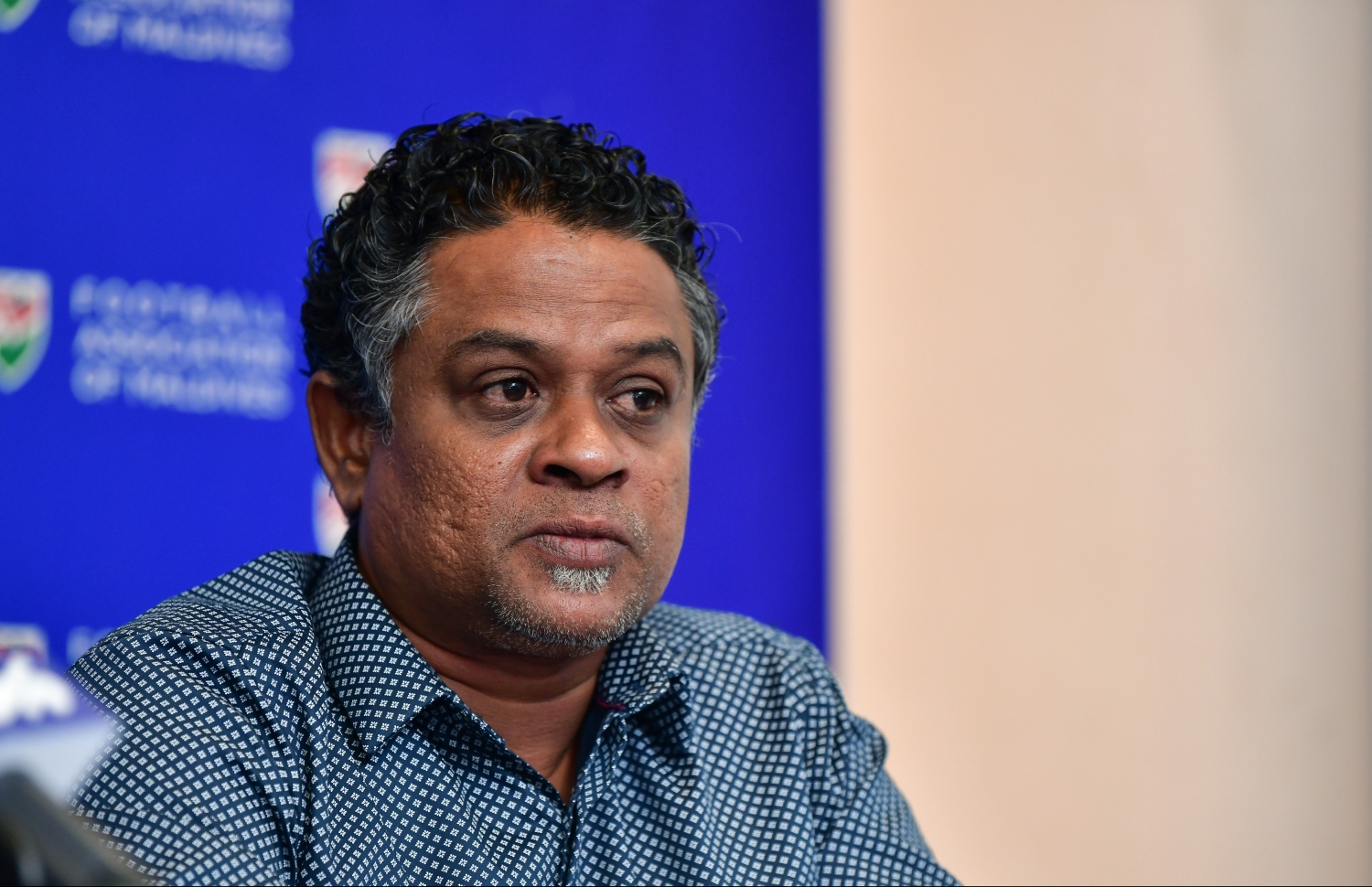 އެފްއޭއެމްގެ ޓެކްނިކަލް ޑިރެކްޓަރު ސާންތީ. -- ފޮޓޯ: ހުސެއިން ވަހީދު/ މިހާރު