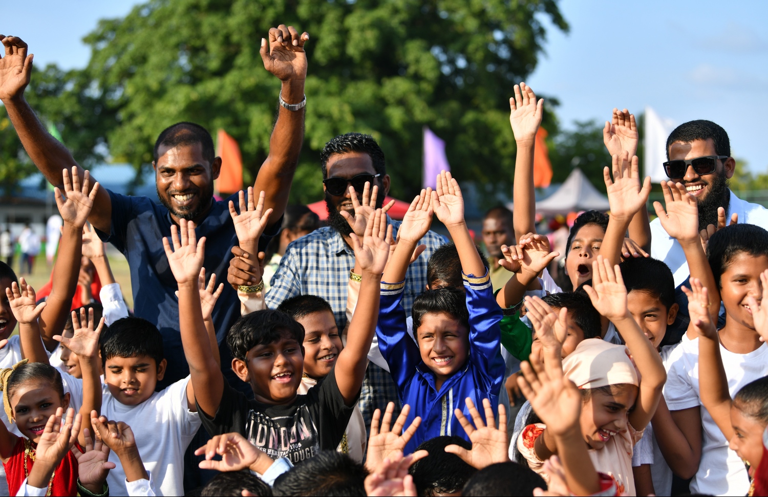 "ސްޕޯޓްސް ސްޓާސް ފިއެސްޓާ" ގައި ފުޓްބޯޅަ ތަރިން ބައިވެރިވަނީ. -- ފޮޓޯ: ނިޝާން އަލީ/މިހާރު