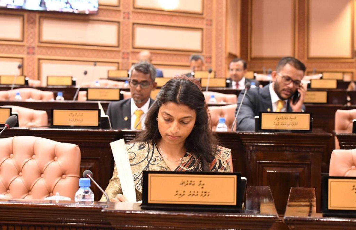 ރައްޔިތުންގެ މަޖިލީހުގެ ނައިބް ރައީސް އީވާ އަބްދުﷲ. -- ފޮޓޯ: މަޖިލިސް