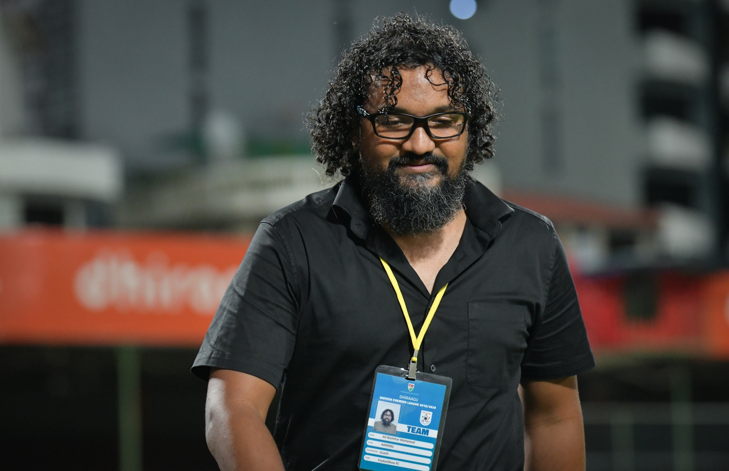 ފޯކައިދޫގެ ކޯޗު އަލީ ނިސްތާރު: މާޒިޔާ މެޗުގައި ރަނގަޅު ކުޅުމެއް ދައްކާނެ ކަމަށް މެޗުގެ ކުރިން ވެސް ބުނި. -- ފޮޓޯ: ނިޝާން އަލީ/ މިހާރު