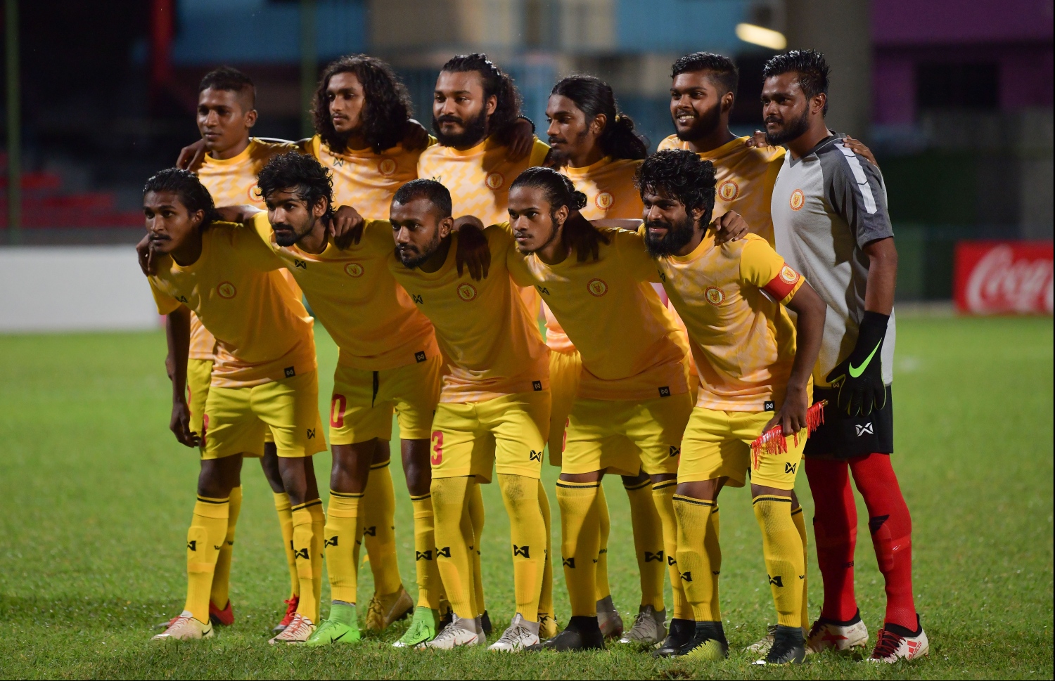 މި ފަހަރުގެ މުބާރާތުގައި ވާދަކުރާ ވިކްޓްރީ ޓީމު.-- ފޮޓޯ: ހުސެއިން ވަހީދު/ މިހާރު