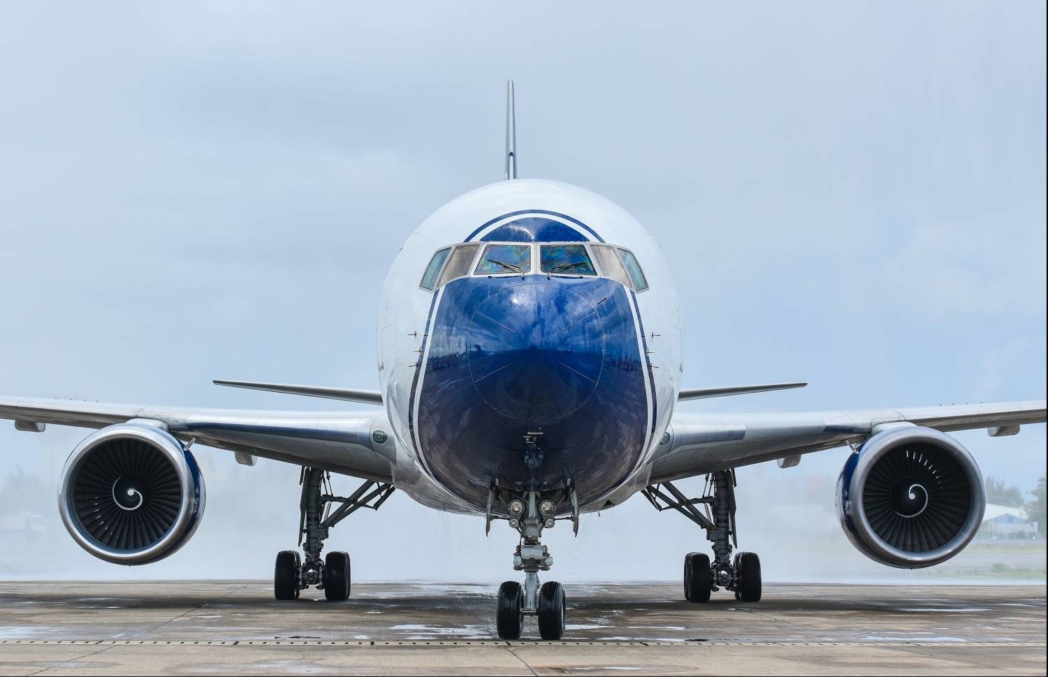 މާލެ: ޖޫން 8، 2019- ޕޮލެންޑާއި ރާއްޖެއާ ދެމެދު ބަޖެޓް އެއާލައިން "ބްލޫ ޕެނޮރާމާ"ގެ ސީދާ ދަތުރުތައް ފެށުމުގެ ގޮތުން ވެލާނާ އިންޓަނޭޝަނަލް އެއާޕޯޓަށް ޖެއްސި ފުރަތަމަ ފްލައިޓް.---ފޮޓޯ: ހުސައިން ވަހީދު/މިހާރު