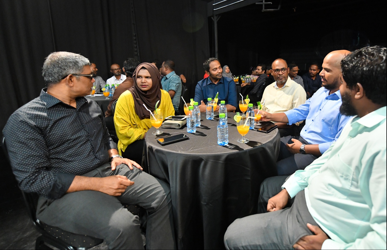 މާލެ: ޖޫން 21، 2019- ޕީއެސްއެމް އޮފީސްތަކުގެ ޓެލެޑްރާމާ މުބާރާތުގެ އެވޯޑު ދިނުމުގެ ހަފުލާގެ ތެރެއިން.---ފޮޓޯ: ހުސައިން ވަހީދު/މިހާރު