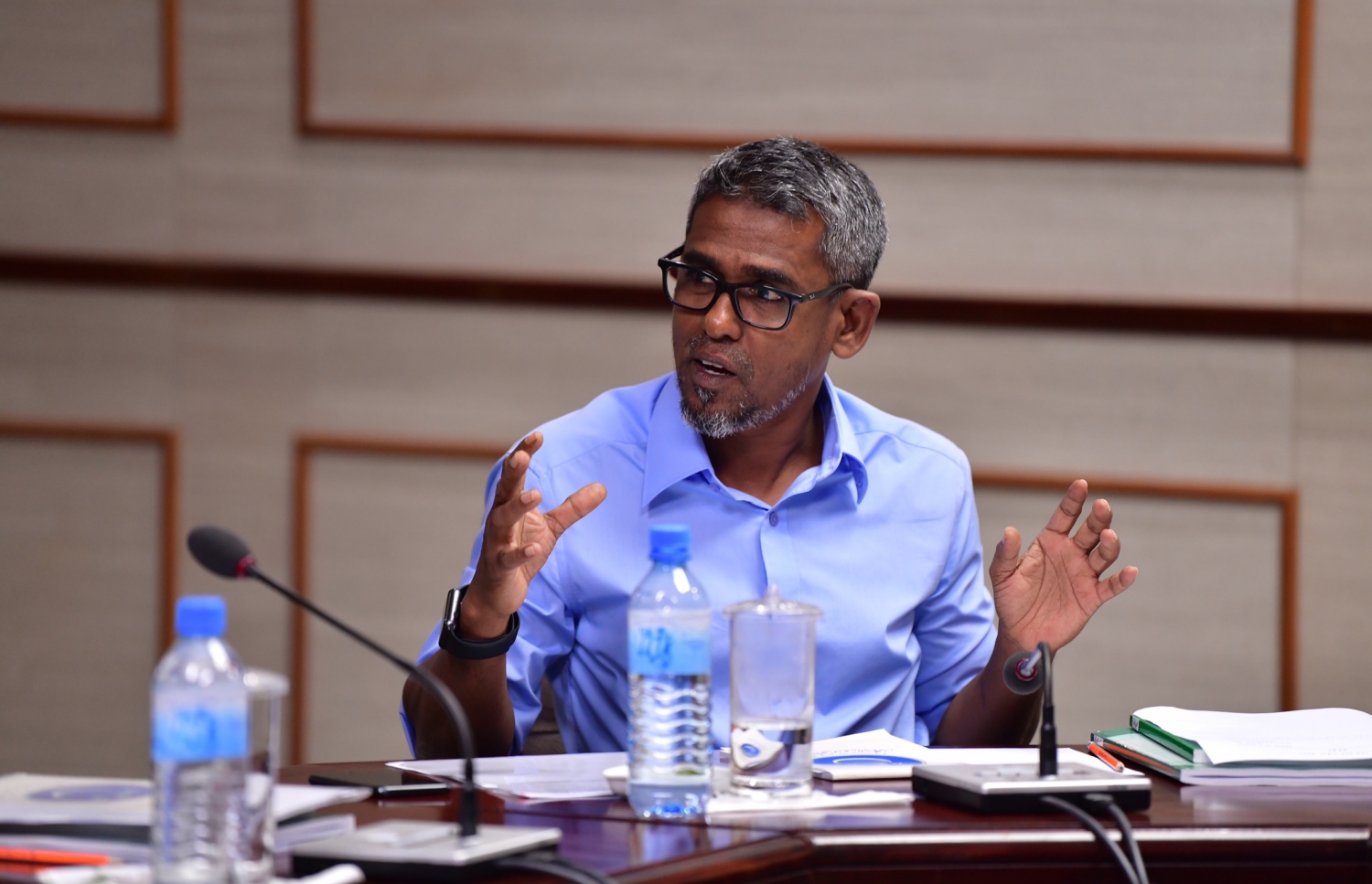 ވައިކަރަދޫ ދާއިރާގެ މެމްބަރު ހުސައިން ޒިޔާދު (ފިއްޓޭ) --- ފޮޓޯ: ނިޝާން އަލީ/ މިހާރު