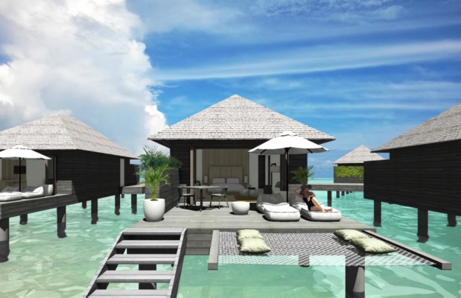 ކަގި މޯލްޑިވްސްގެ ވޯޓާ ވިލާގެ ޑިޒައިން-- ފޮޓޯ: ޔޫޖީ ޔަމަޒާކީ އާކިޓެކްޗާ