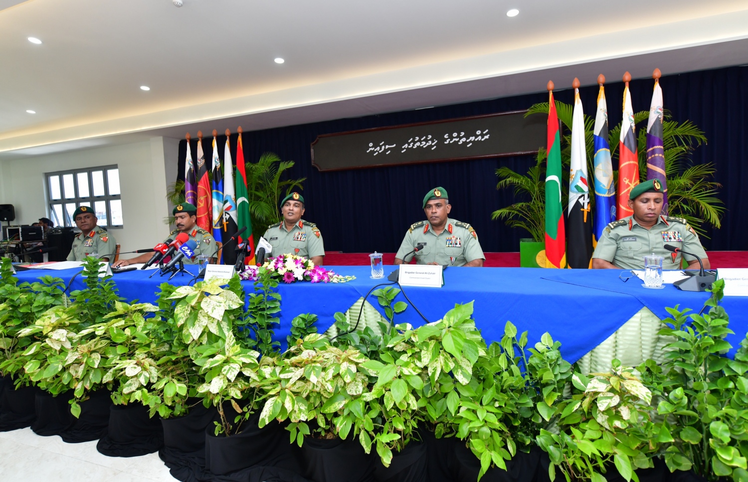 އެމްއެންޑީއެފްގެ ލީޑަޝިޕުން ބޭއްވި ނޫސްވެރިންގެ ބައްދަލުވުން. --- ފޮޓޯ: ނިޝާން އަލީ/ މިހާރ